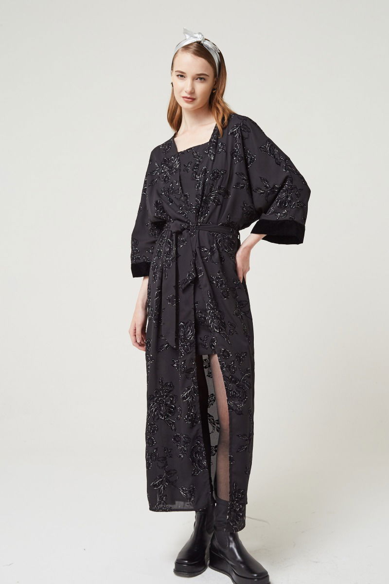 KIMONO SEQUIN VELVET