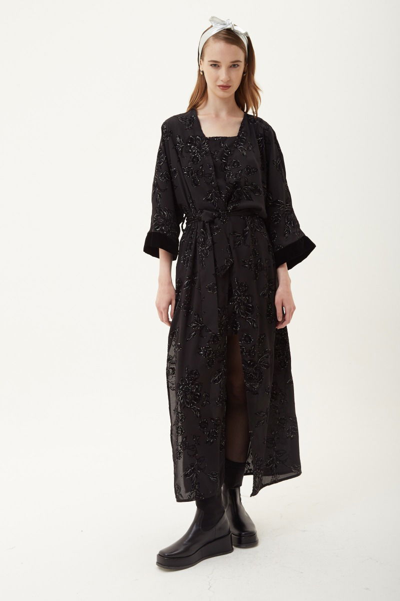 KIMONO SEQUIN VELVET