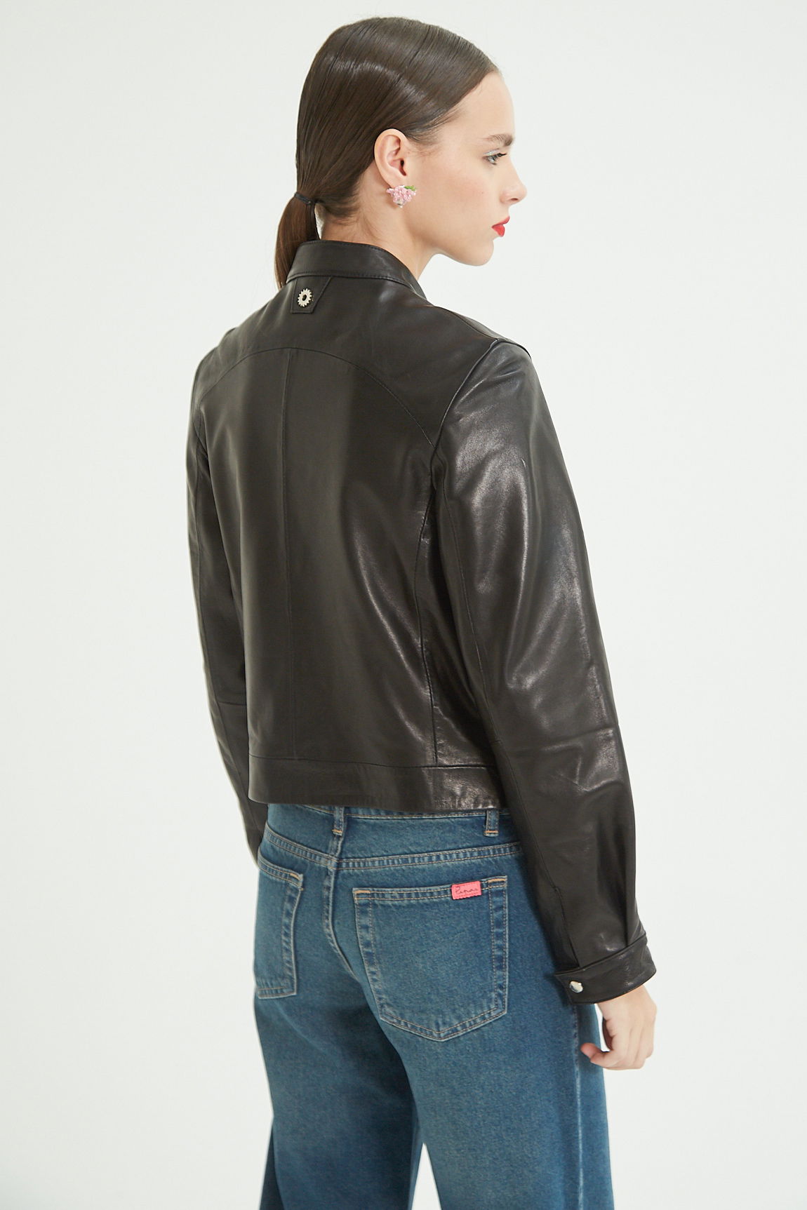 CAMPERA DE CUERO BROWN // OVINO