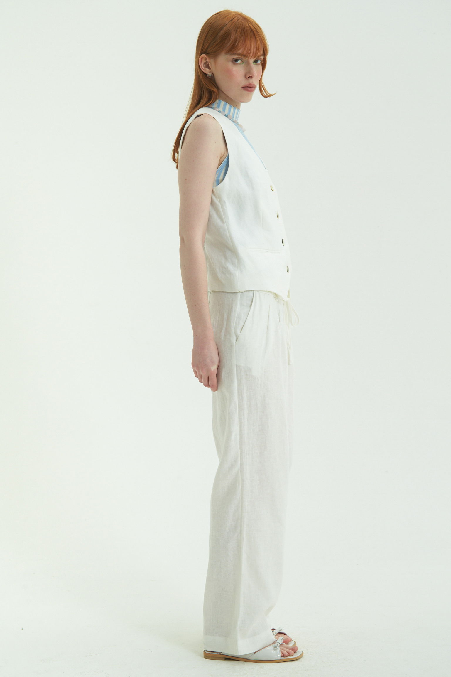 CHALECO DE LINO MARCIA