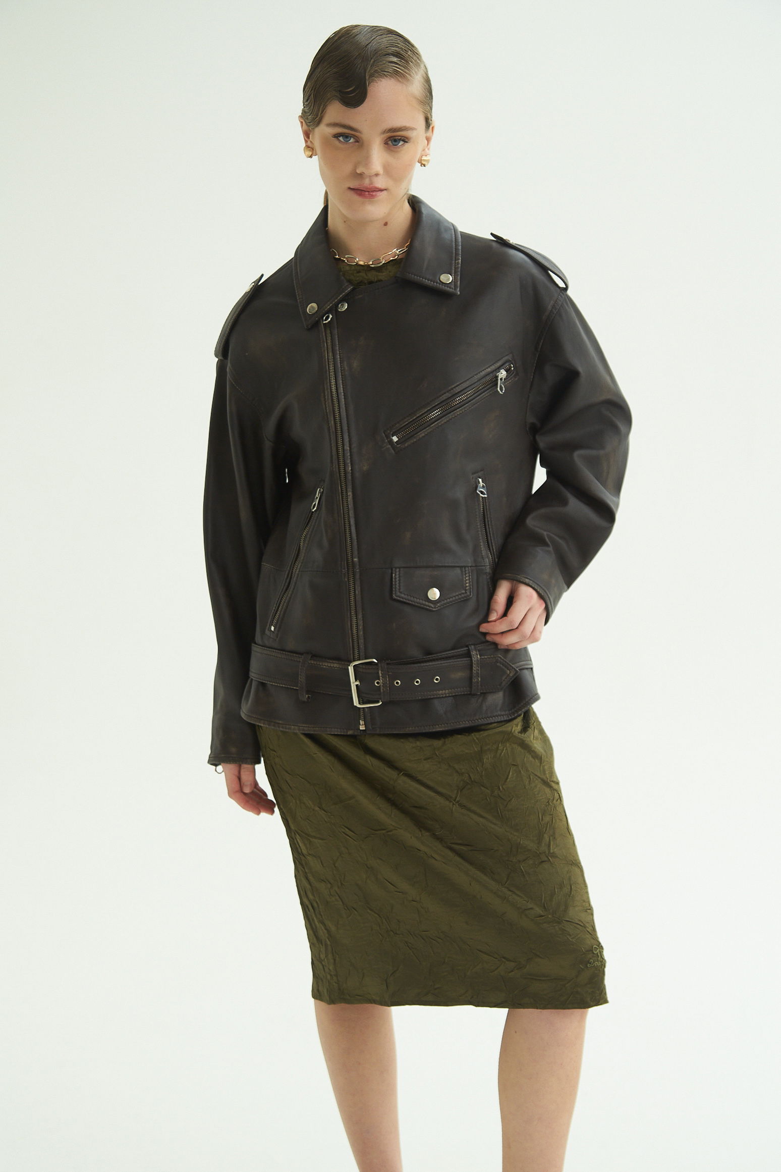 CAMPERA DE CUERO STEWART