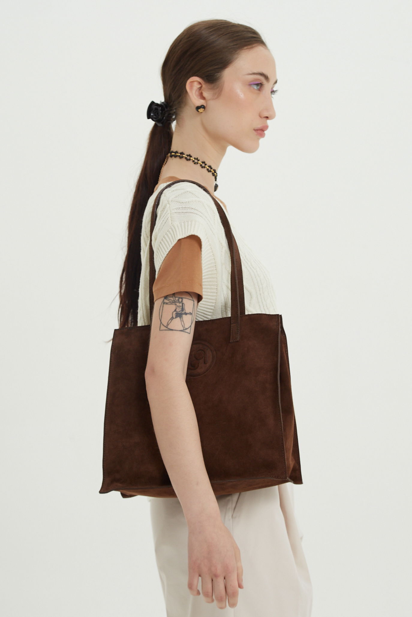 CARTERA DE CUERO LIMA GAMUZON