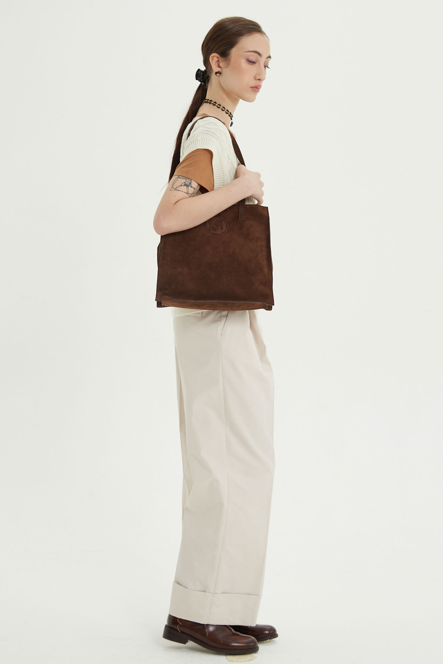 CARTERA DE CUERO LIMA GAMUZON