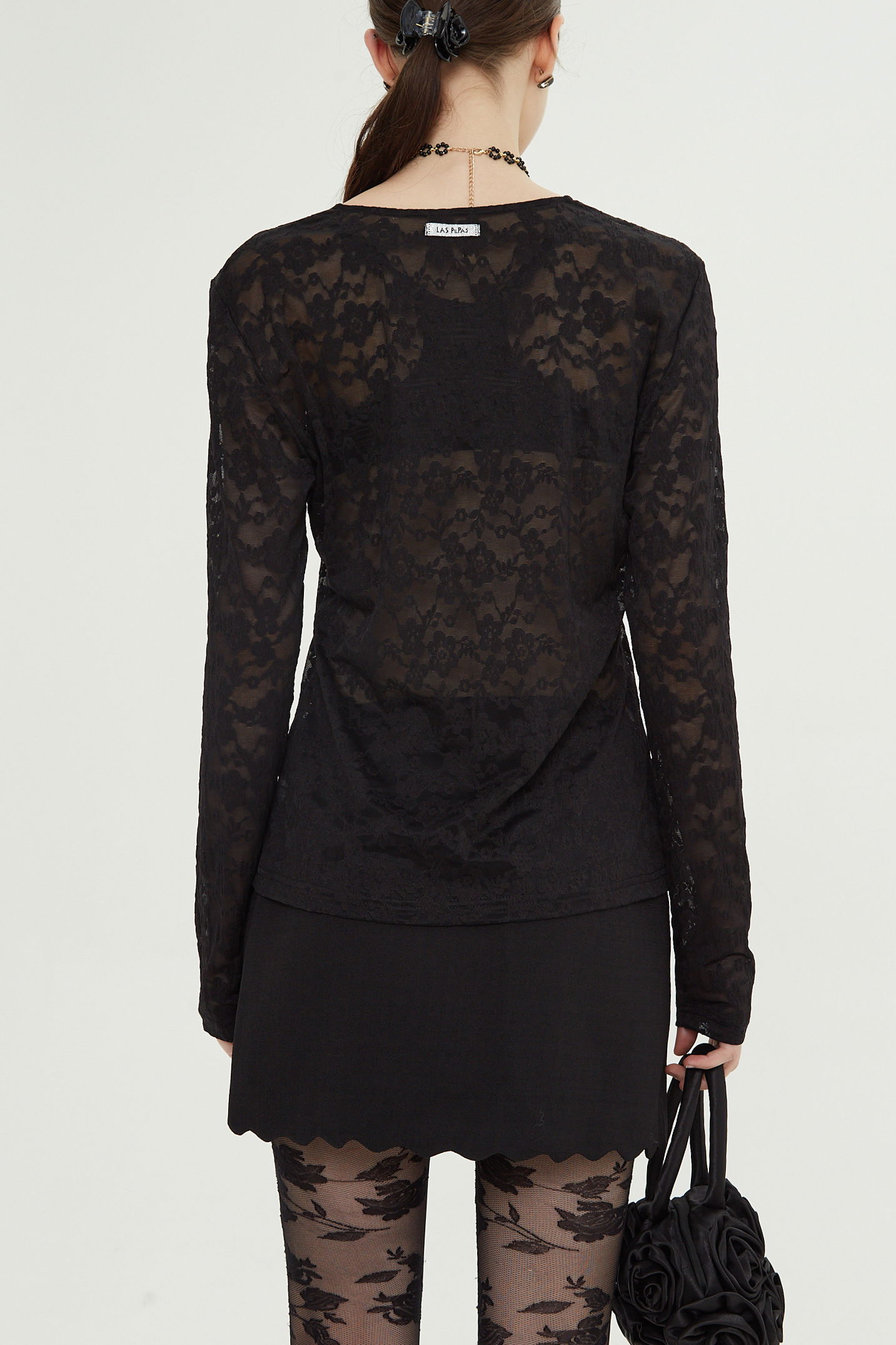  MINI FALDA SASTRERA SCALLOP