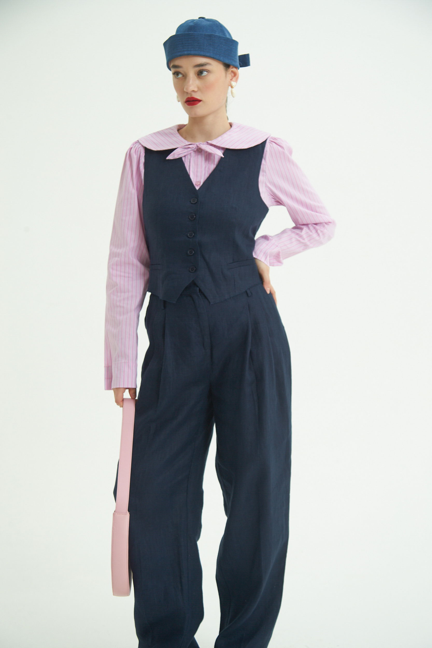 CHALECO DE LINO OLYMPIA