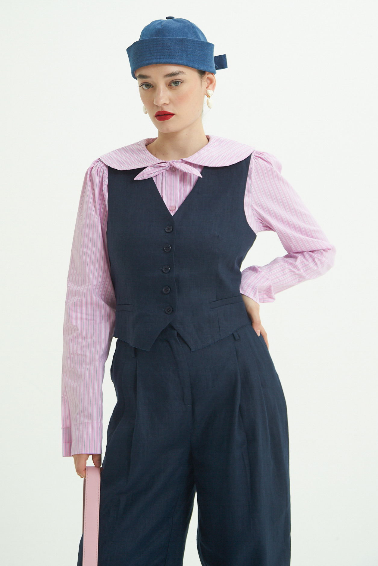 CHALECO DE LINO OLYMPIA