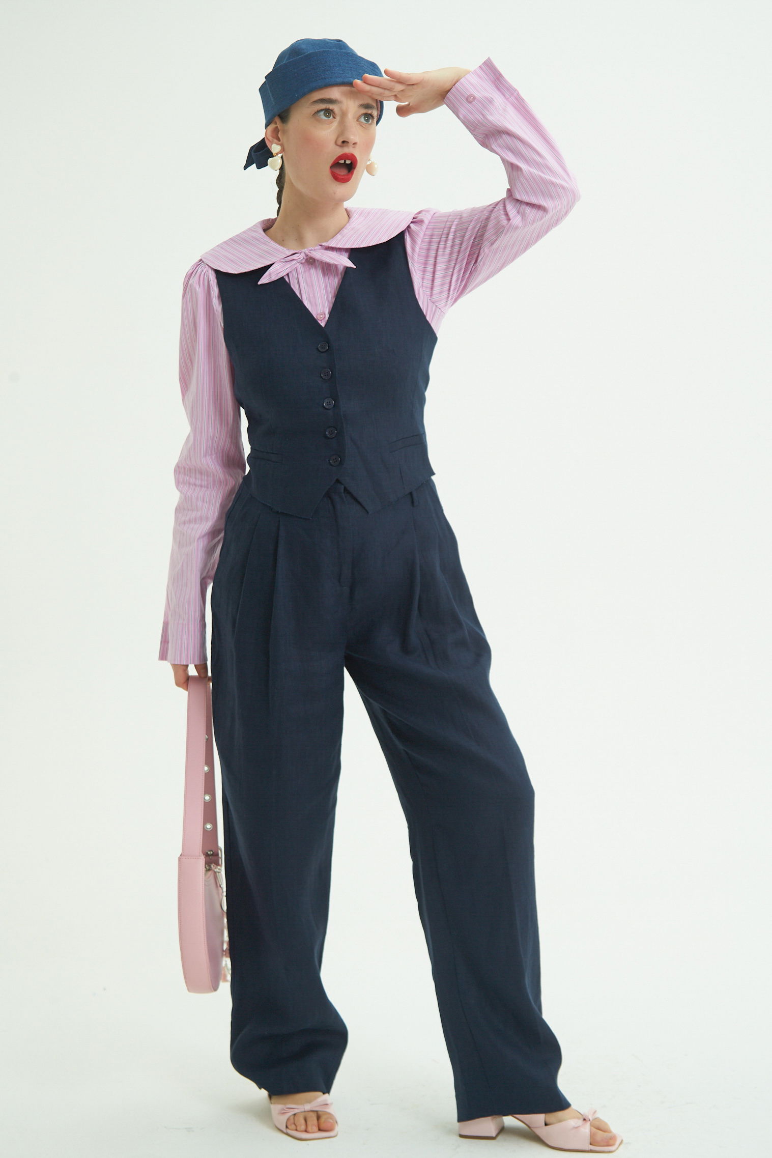 CHALECO DE LINO OLYMPIA