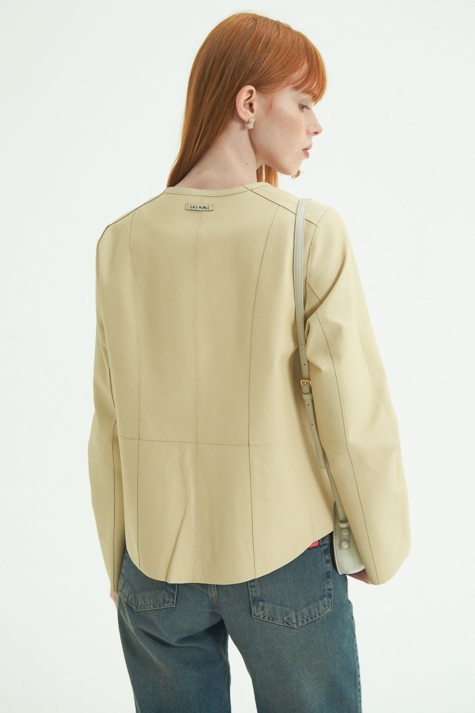 CAMPERA DE CUERO GAL REVERSIBLE