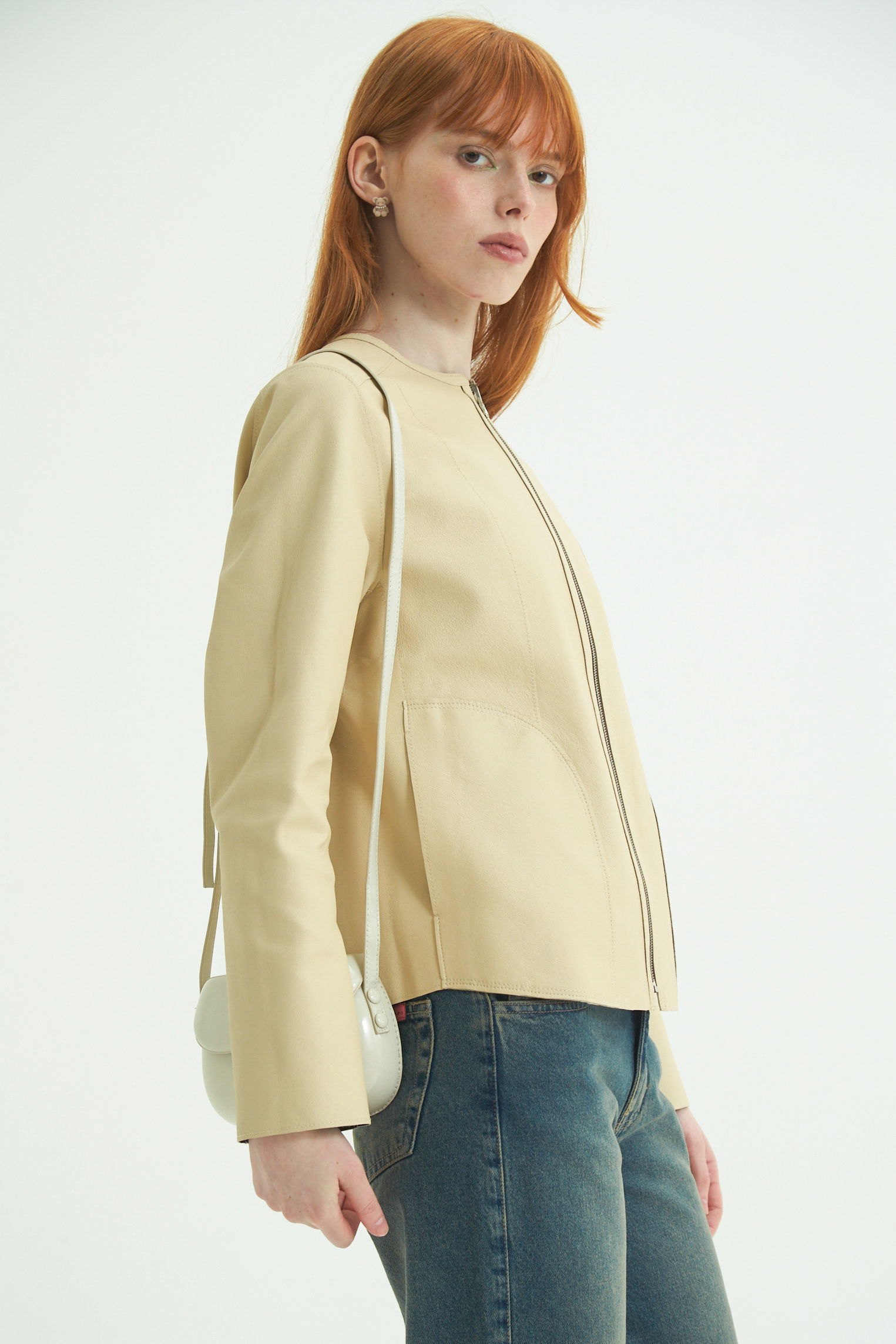 CAMPERA DE CUERO GAL REVERSIBLE