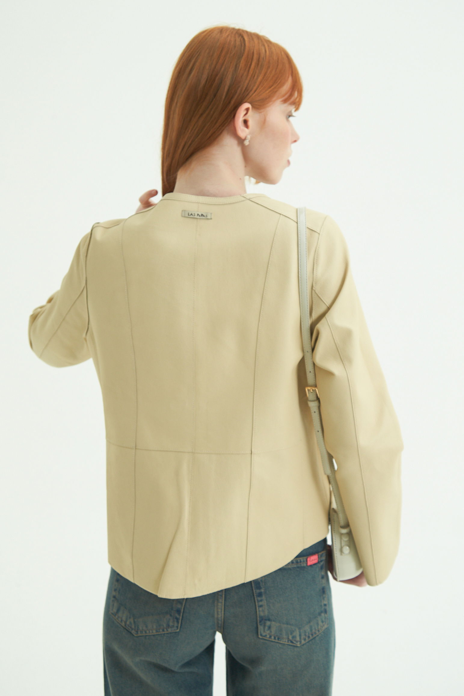 CAMPERA DE CUERO GAL REVERSIBLE