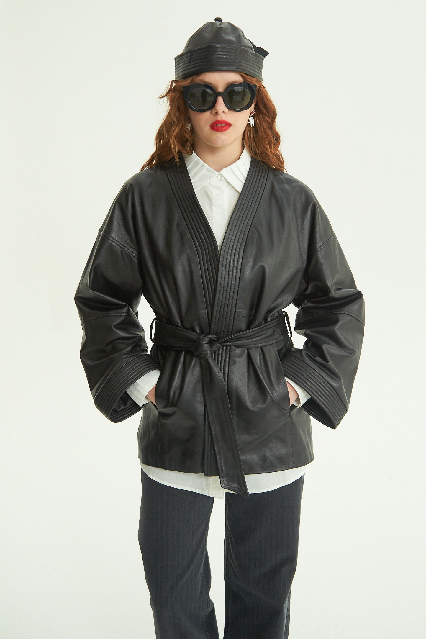 KIMONO DE CUERO LIU // OVINO 