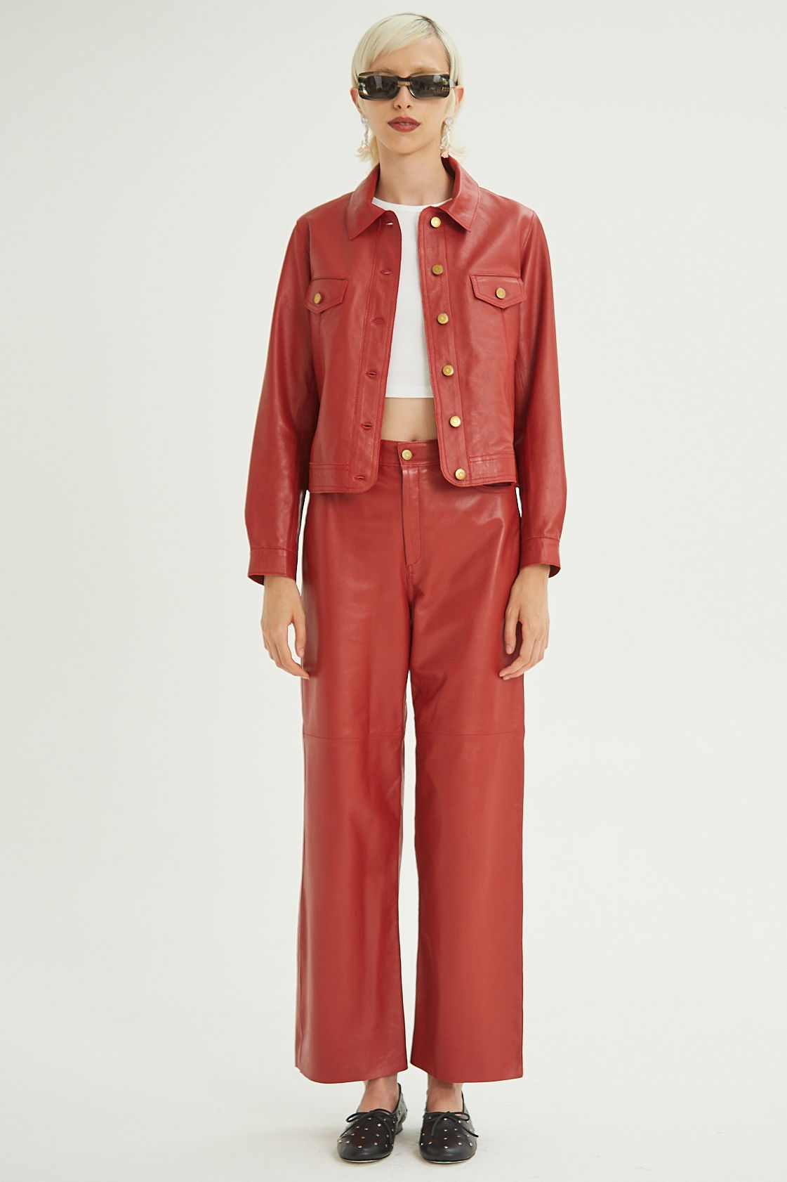 CAMPERA DE CUERO SARA // OVINO ITALIANO