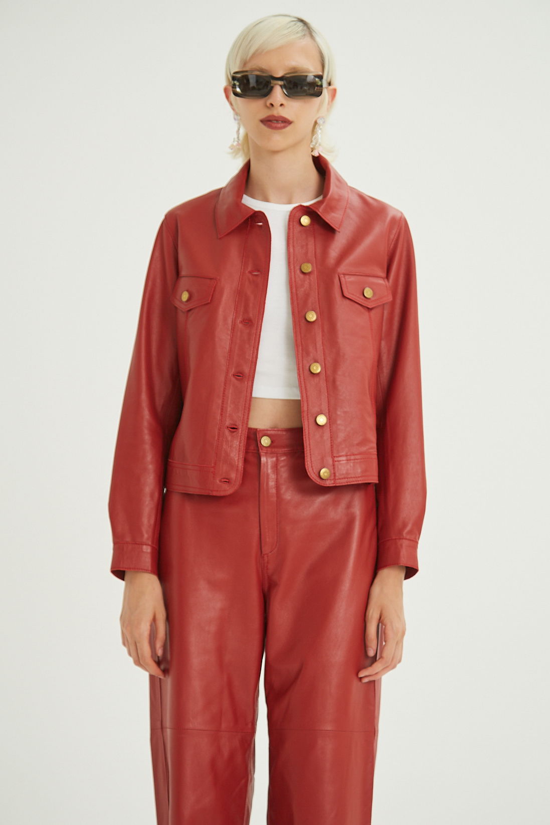 CAMPERA DE CUERO SARA // OVINO ITALIANO