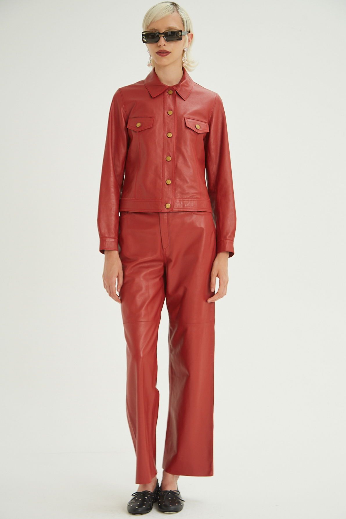 CAMPERA DE CUERO SARA // OVINO ITALIANO