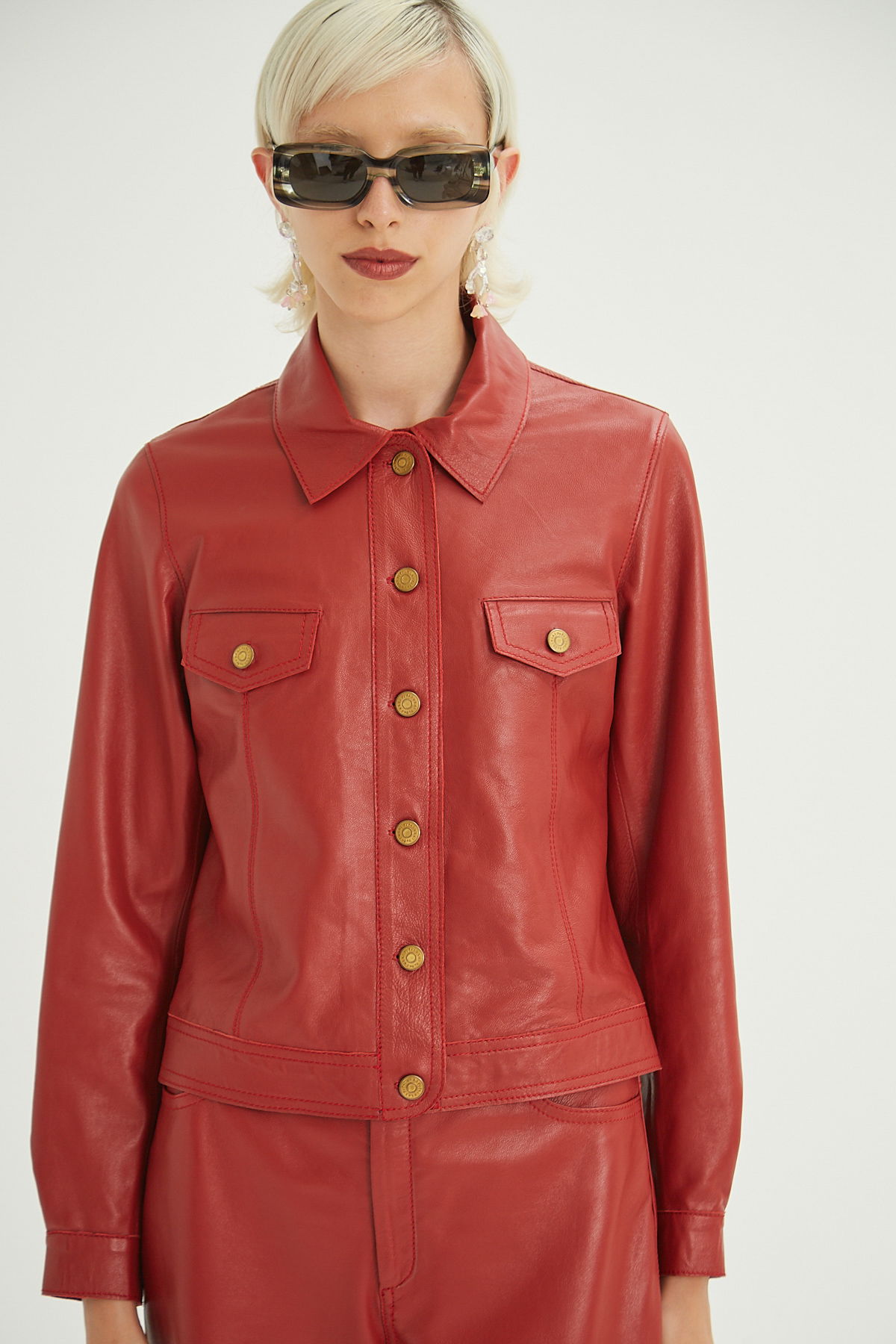 CAMPERA DE CUERO SARA // OVINO ITALIANO