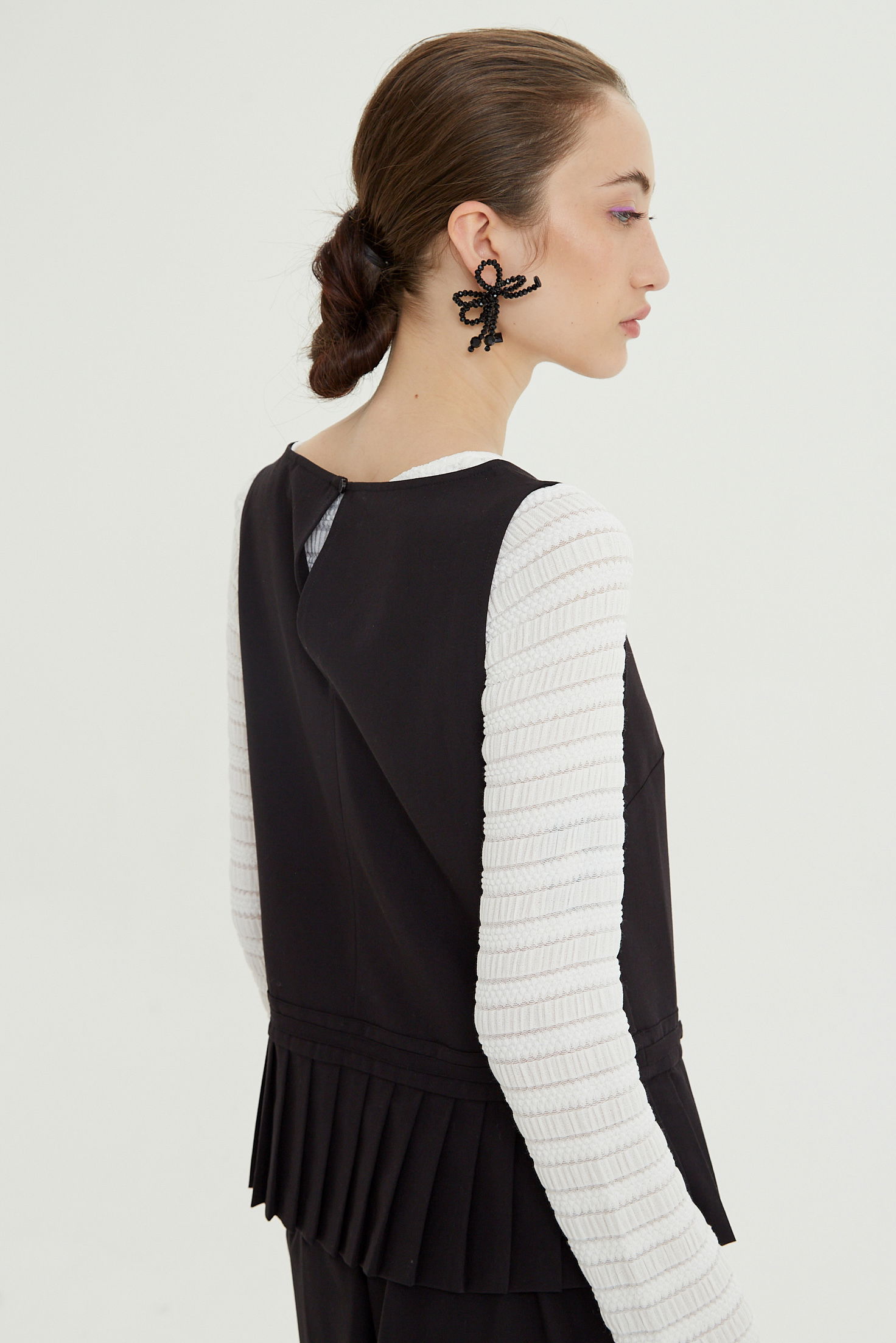 BLUSA SASTRERA PLISADA PORTIA