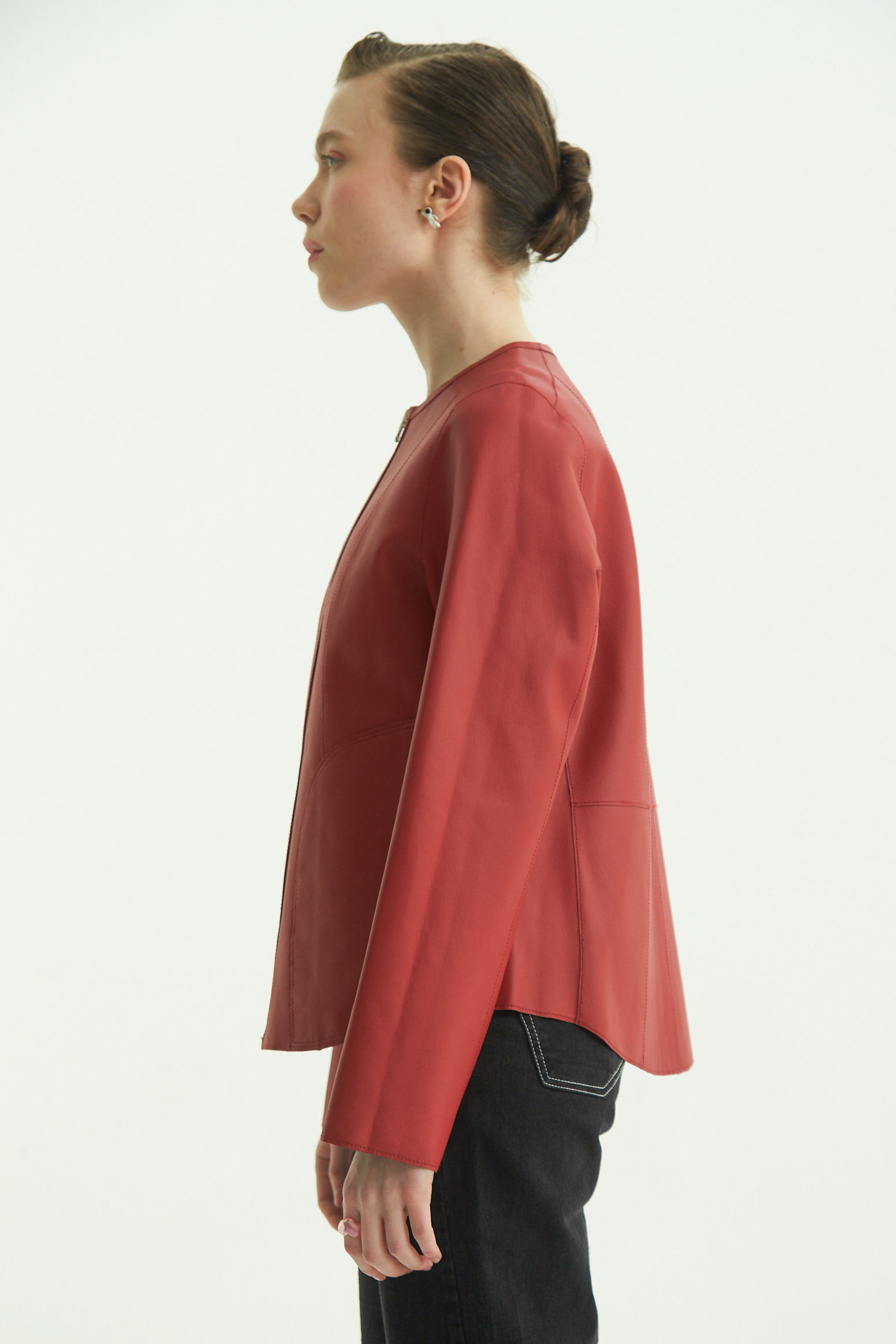 CAMPERA DE CUERO GAL REVERSIBLE