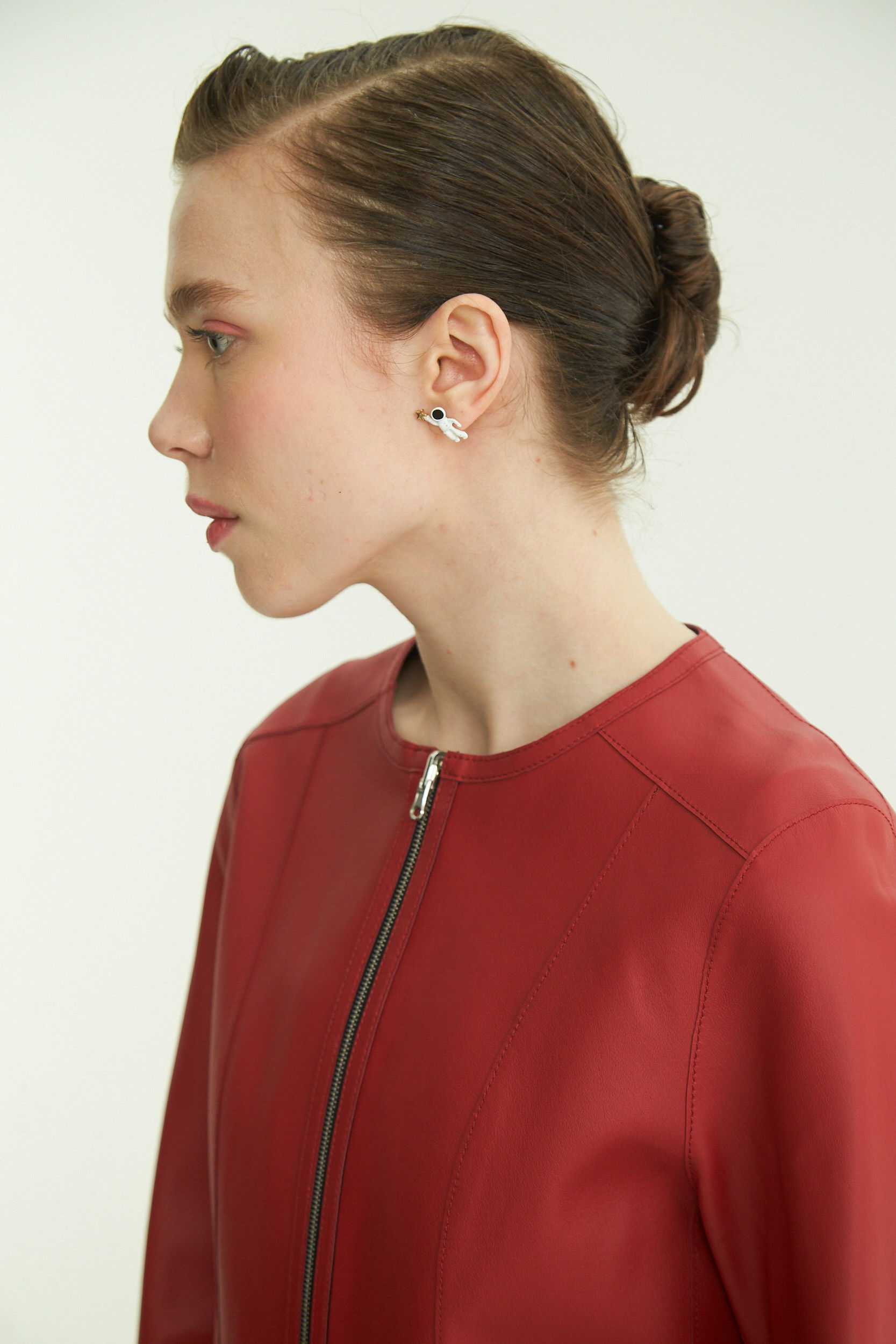 CAMPERA DE CUERO GAL REVERSIBLE