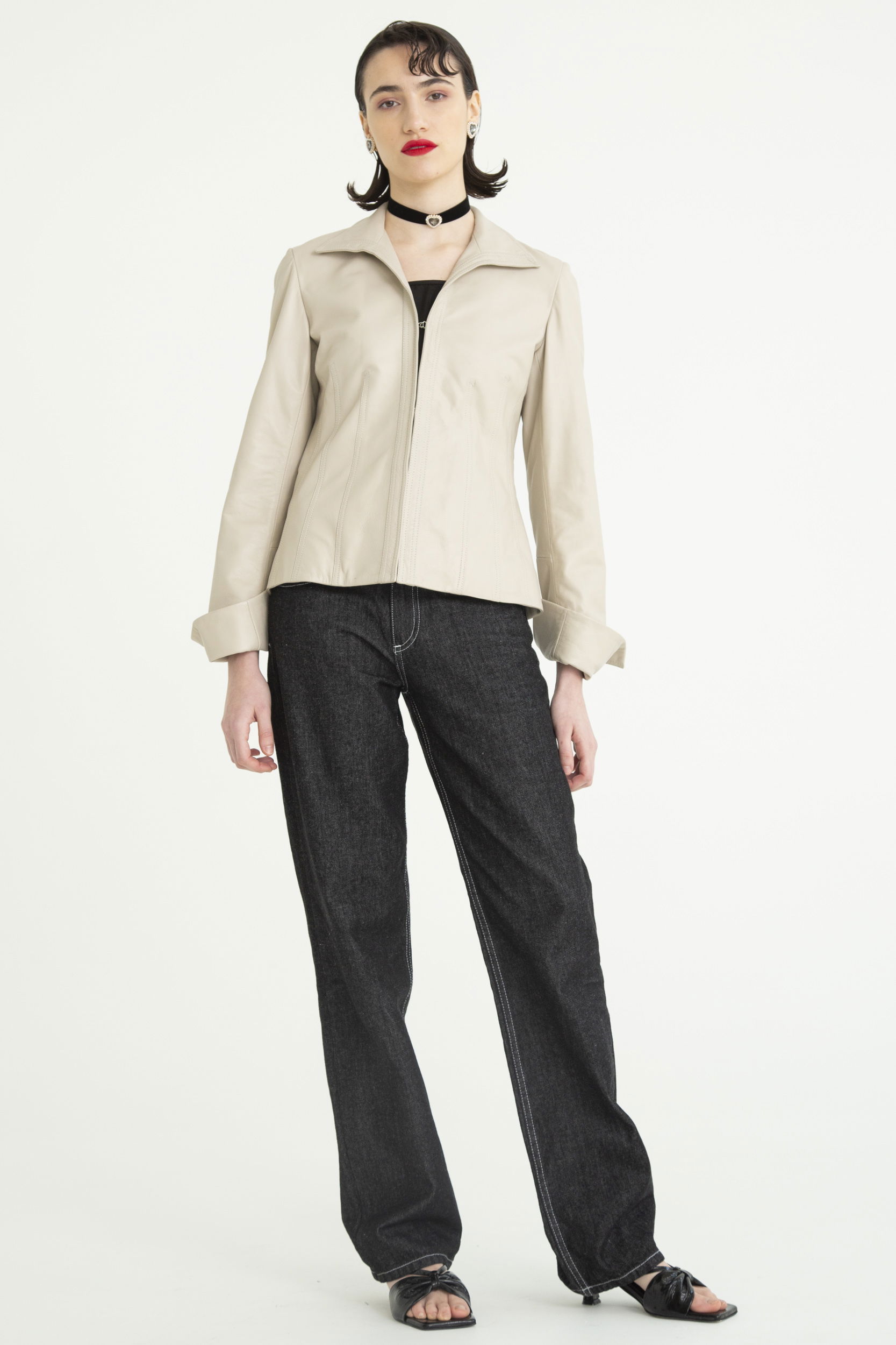 SACO DE CUERO JACOBS // OVINO ITALIANO