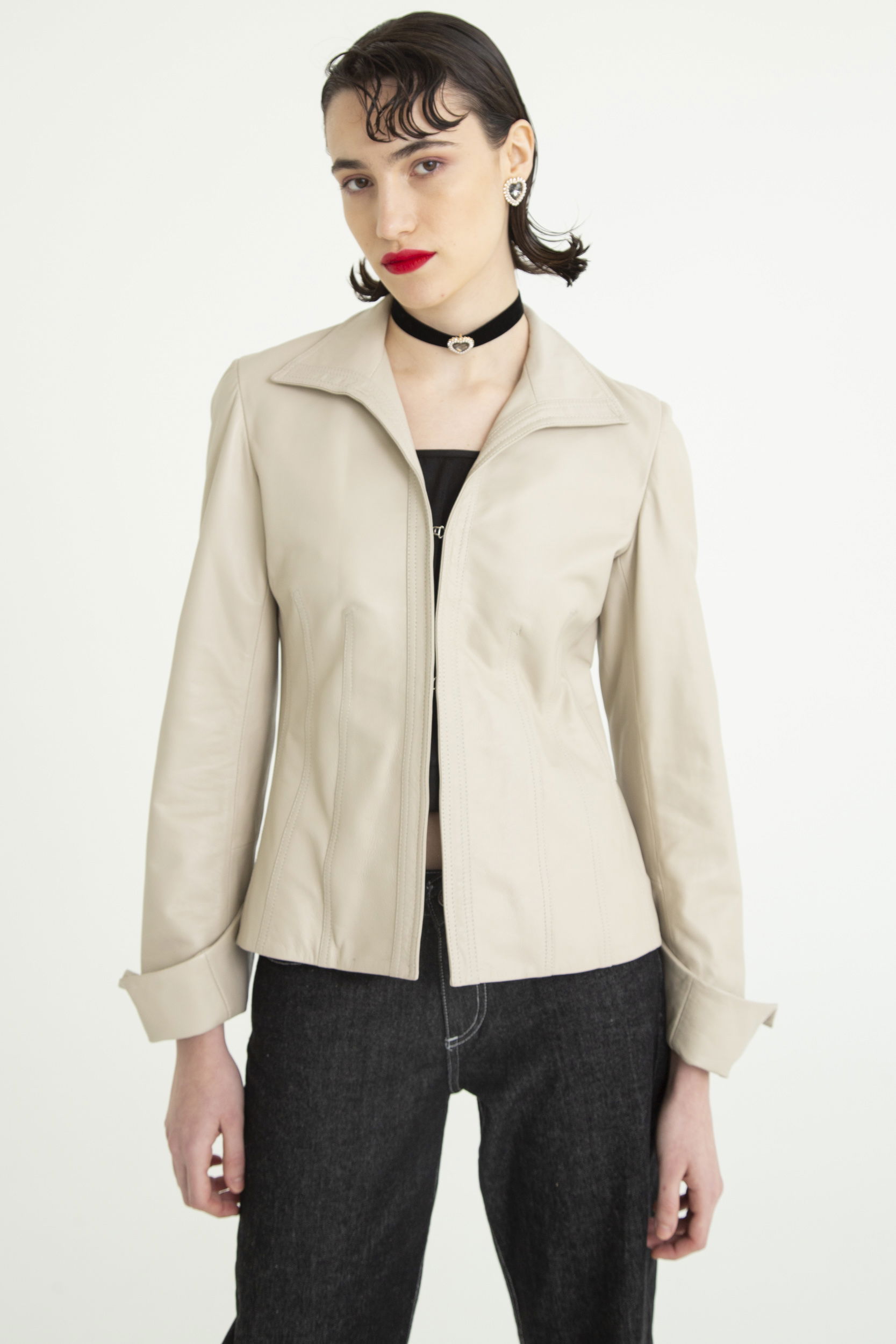 SACO DE CUERO JACOBS // OVINO ITALIANO