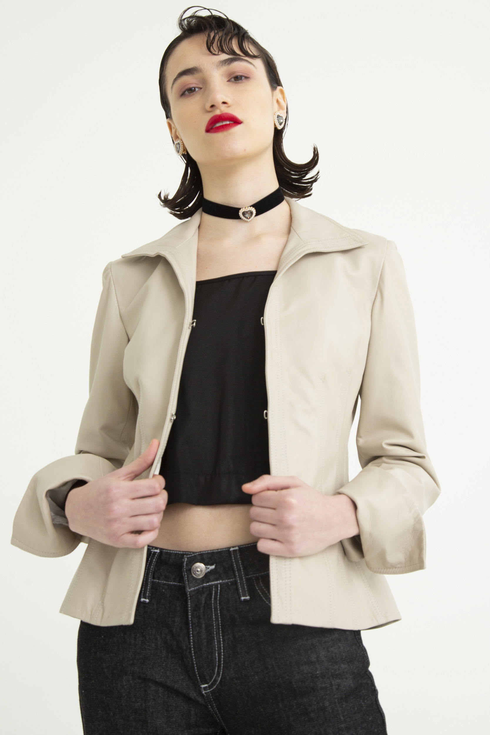 SACO DE CUERO JACOBS // OVINO ITALIANO