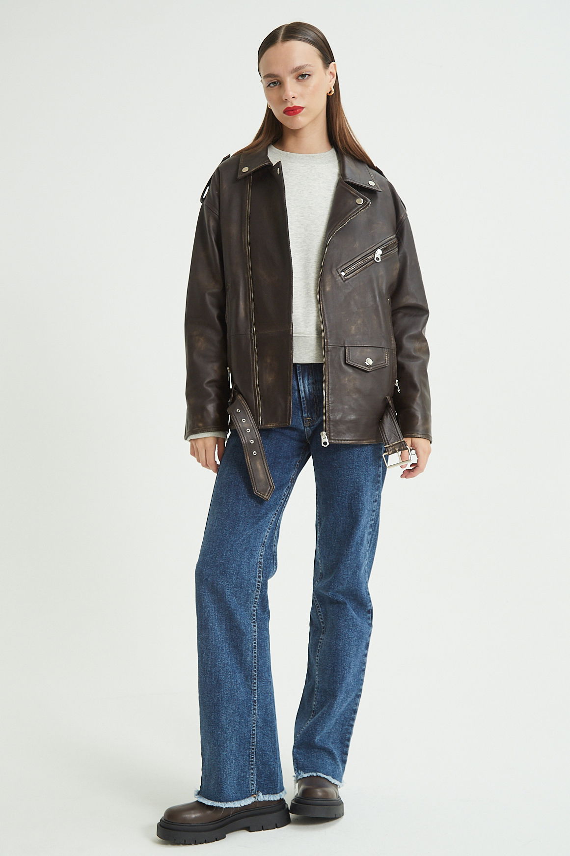 CAMPERA DE CUERO STEWART