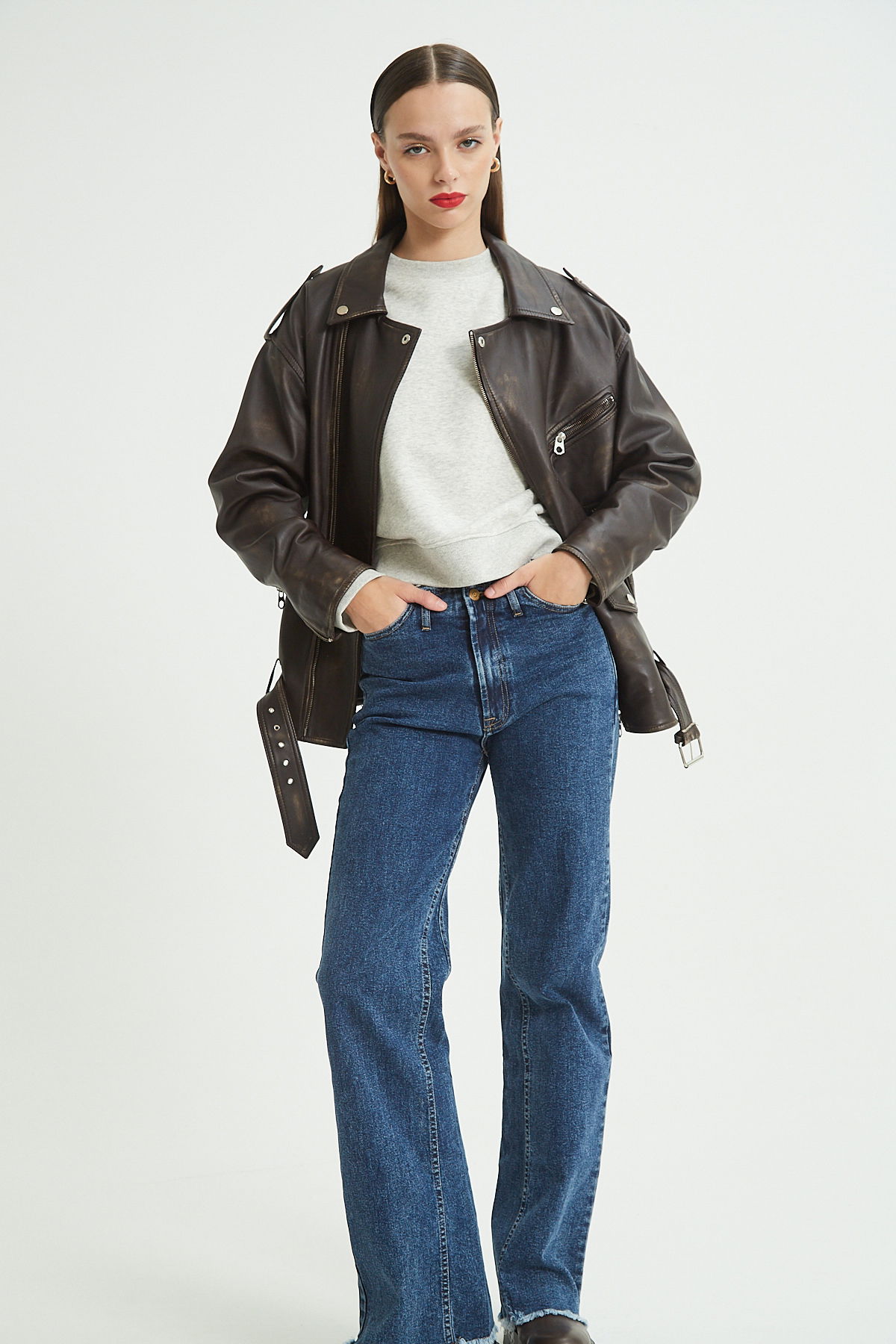 CAMPERA DE CUERO STEWART