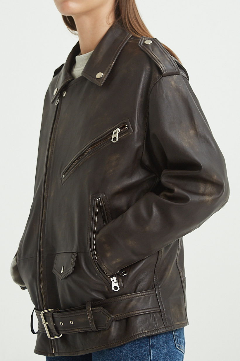 CAMPERA DE CUERO STEWART