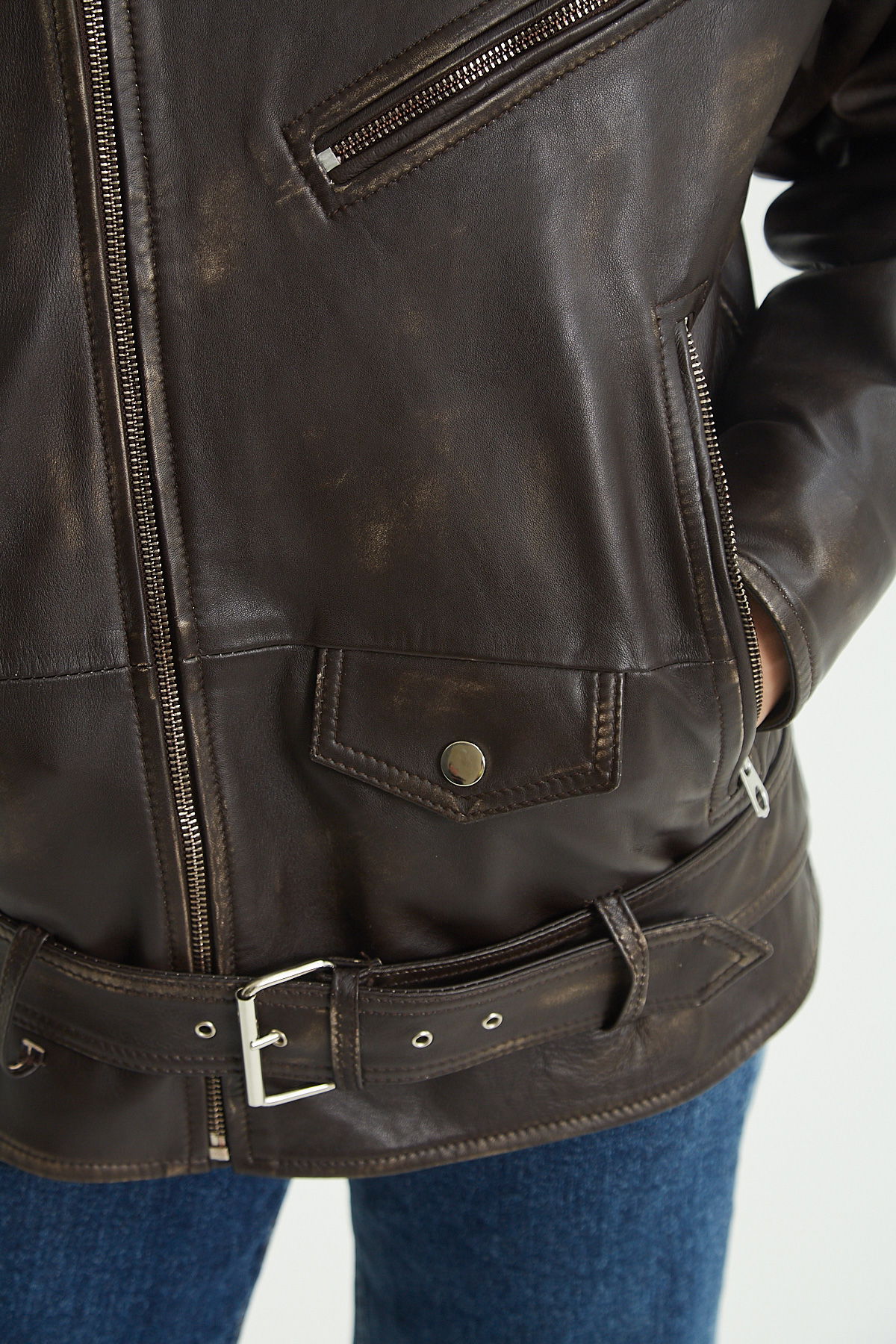 CAMPERA DE CUERO STEWART