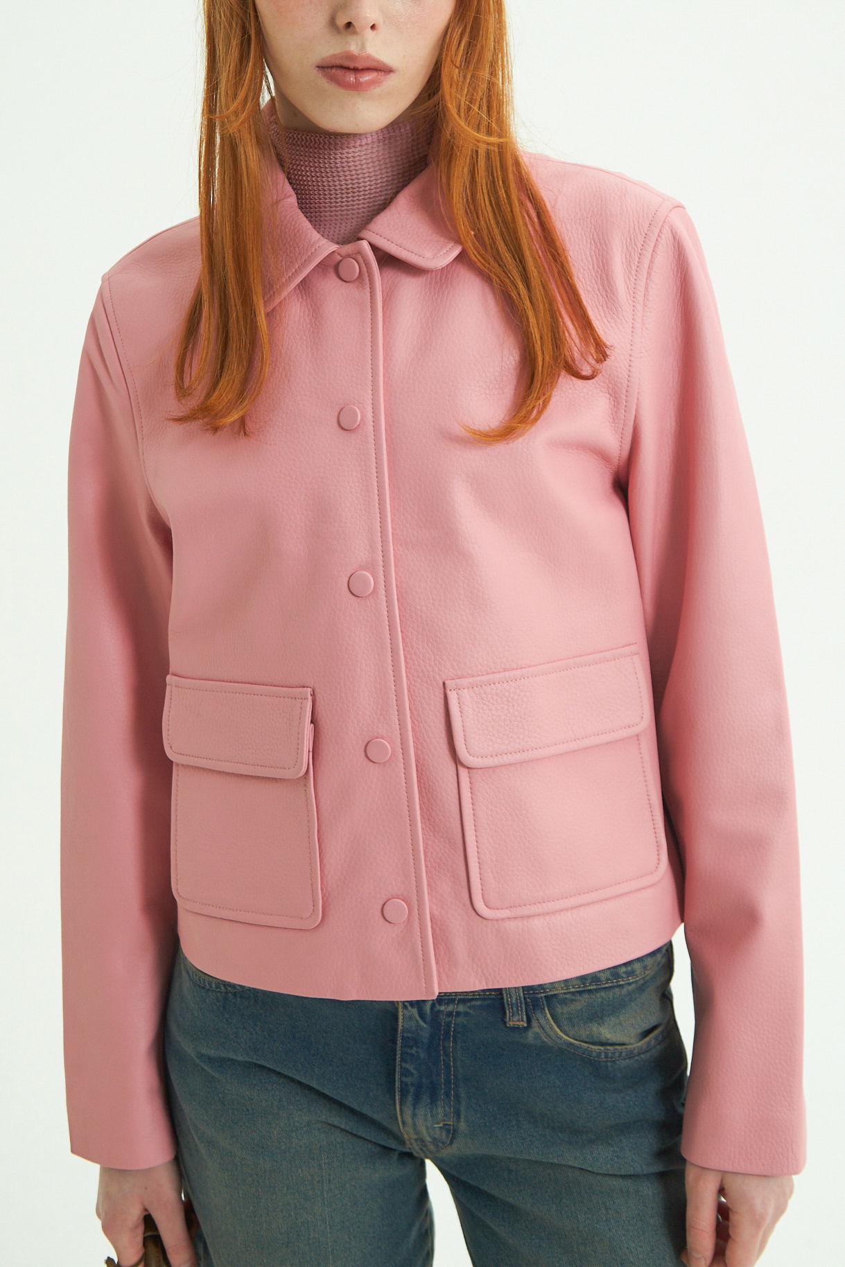 CAMPERA DE CUERO ZOE // OVINO