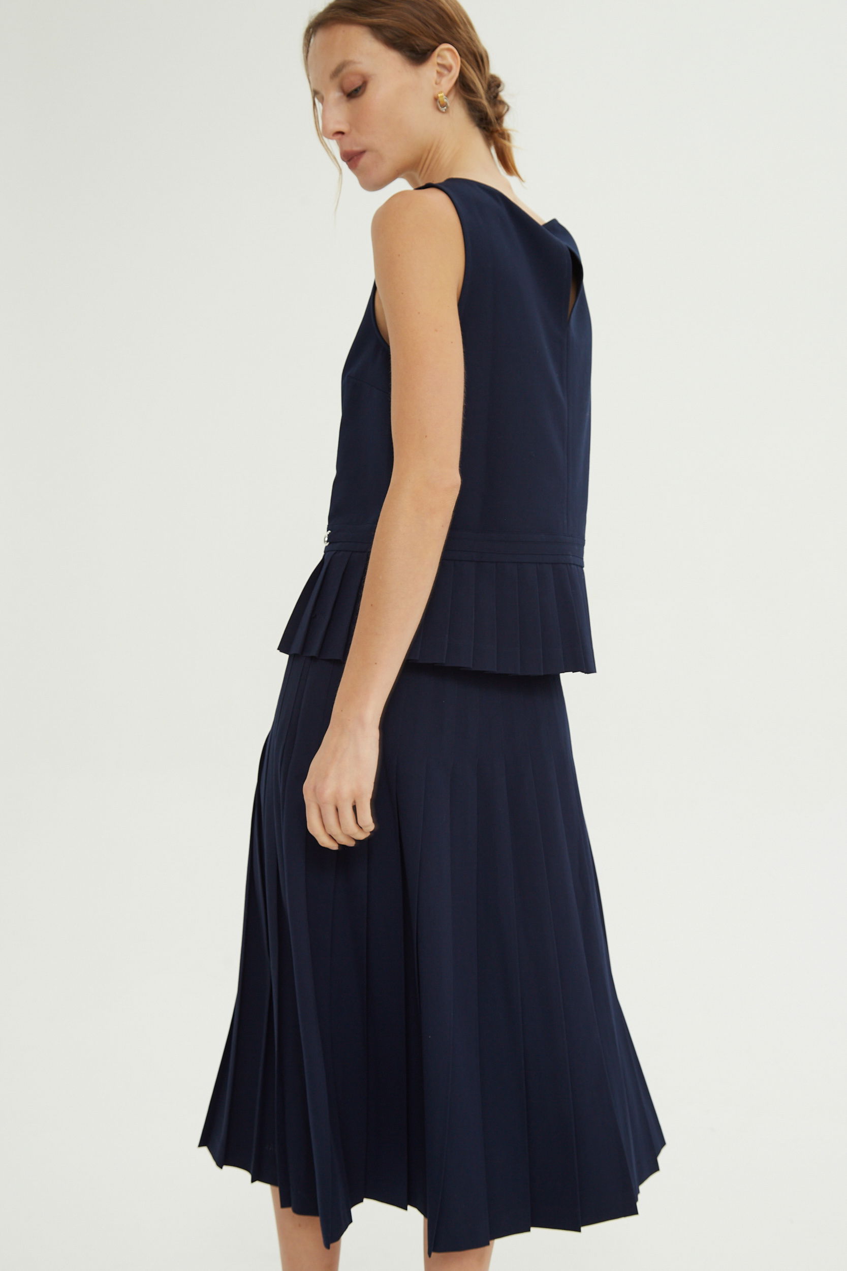 FALDA MIDI PLISADA PORTIA