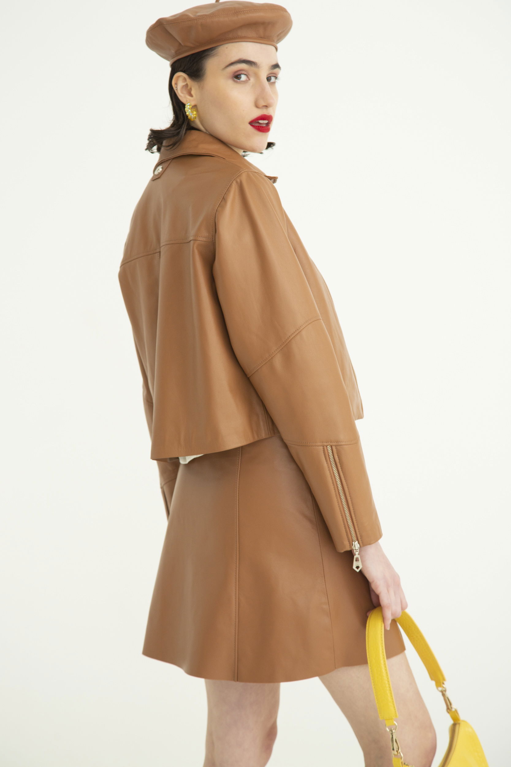 CAMPERA DE CUERO SUZU // OVINO ITALIANO