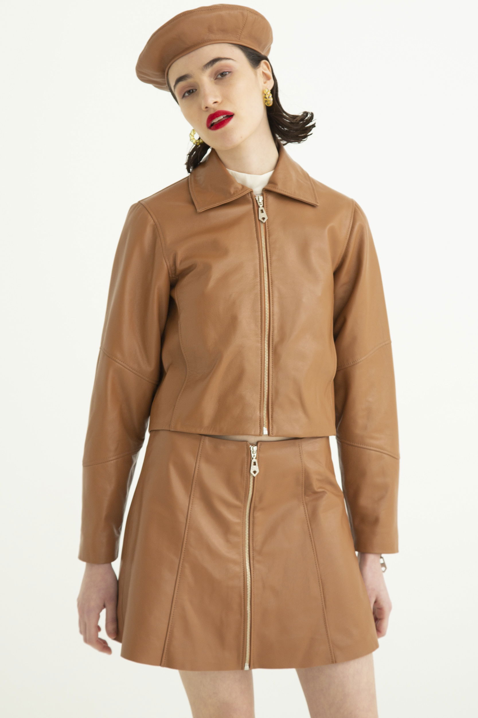 CAMPERA DE CUERO SUZU // OVINO ITALIANO