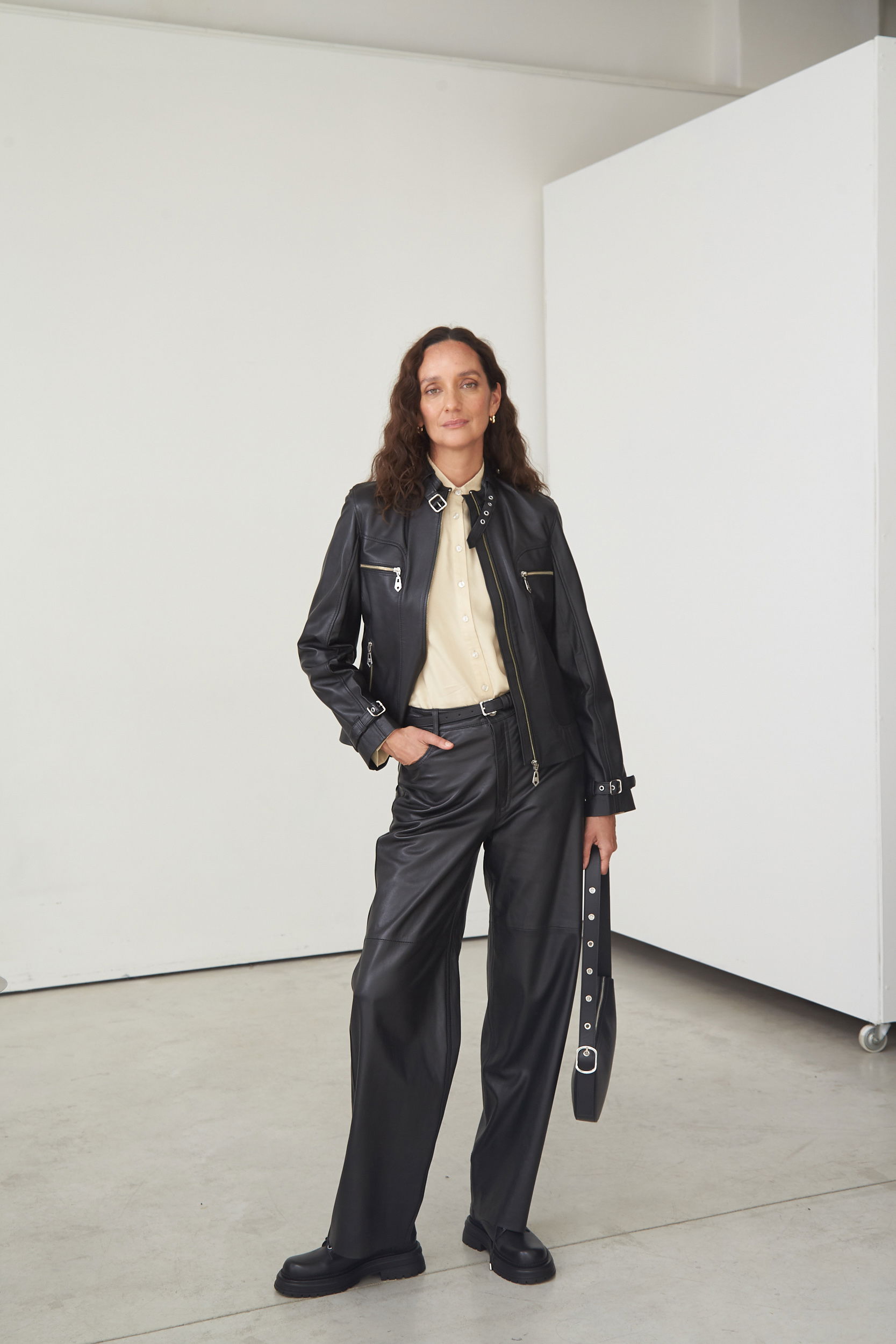 PANTALON DE CUERO LUNA / OVINO ITALIANO