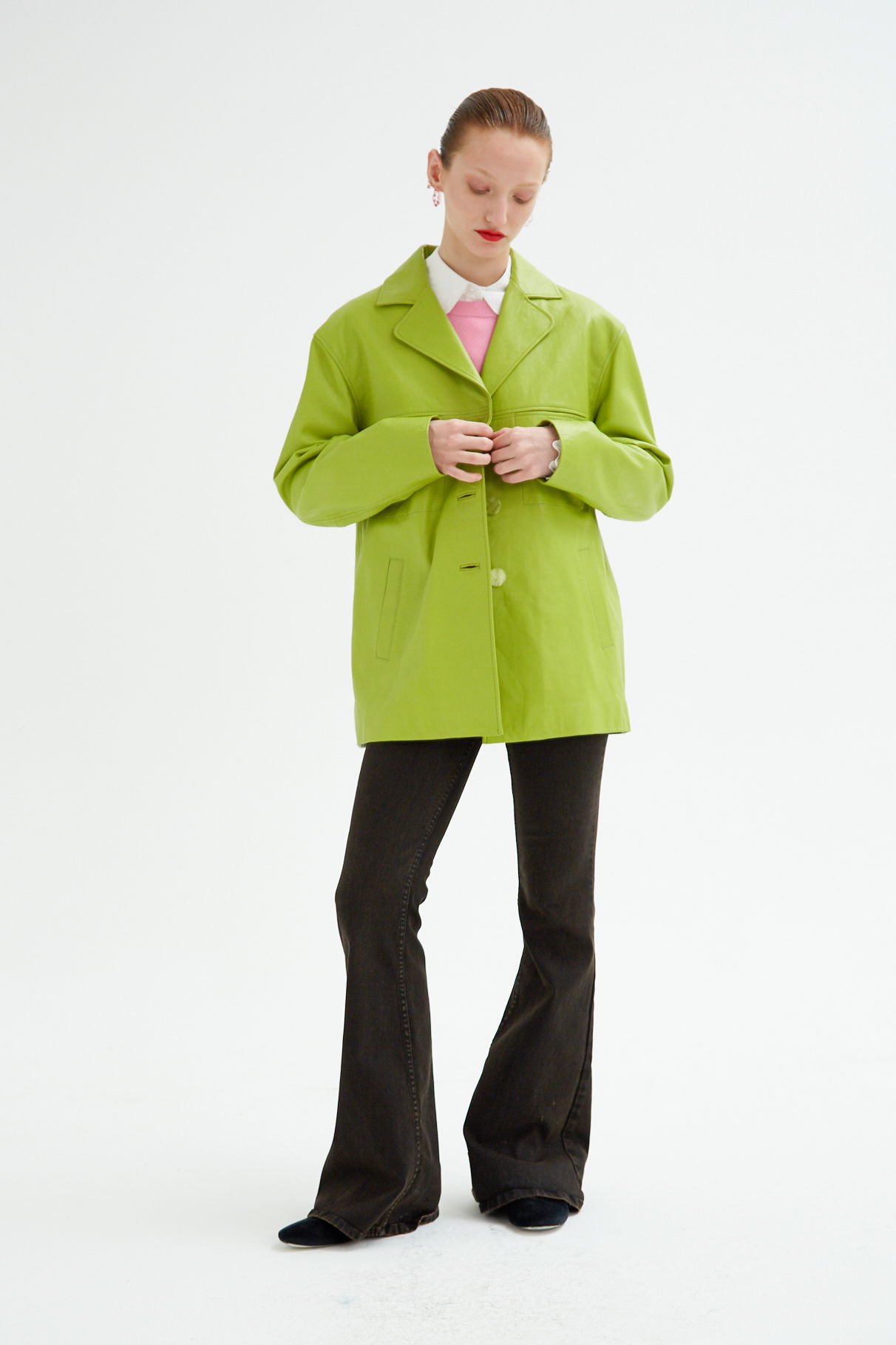SACO DE CUERO SIDNEY // OVINO ITALIANO