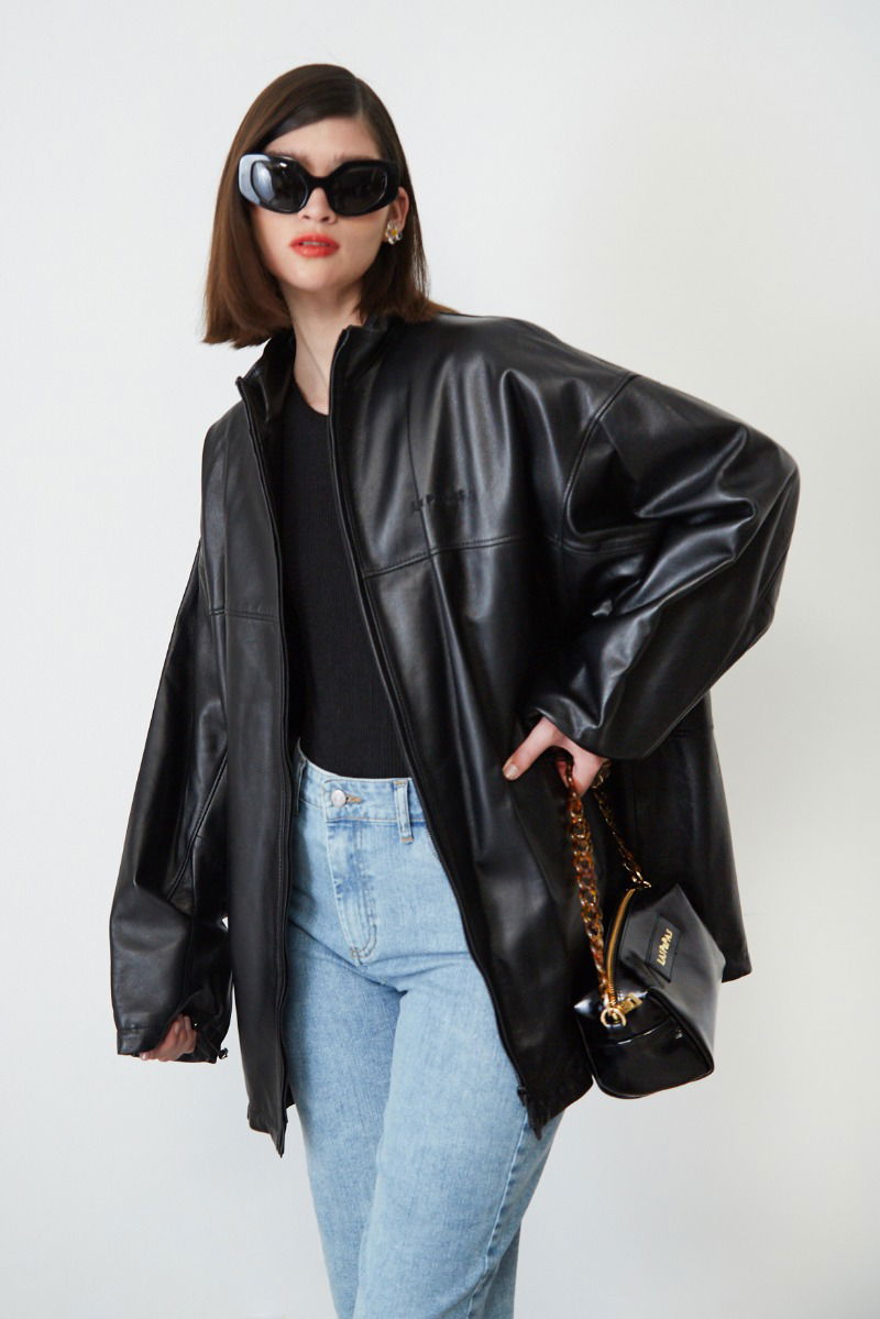 CAMPERA DE CUERO FERREIRA // OVINO ITALIANO