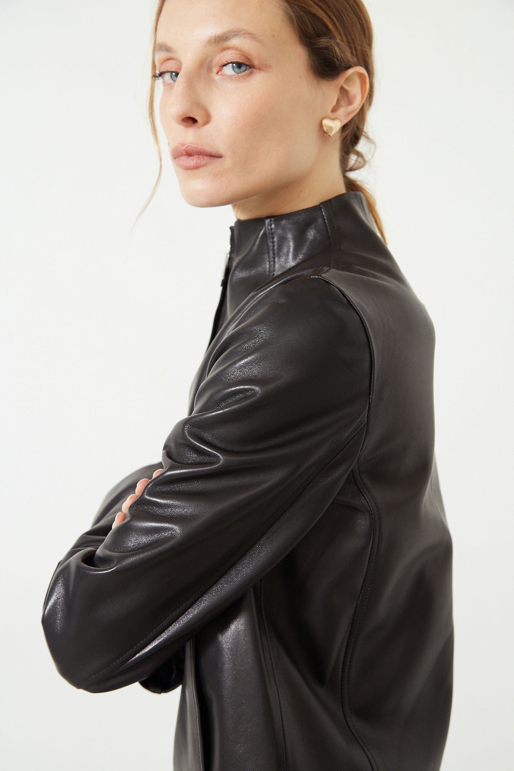 CAMPERA DE CUERO LISA // OVINO