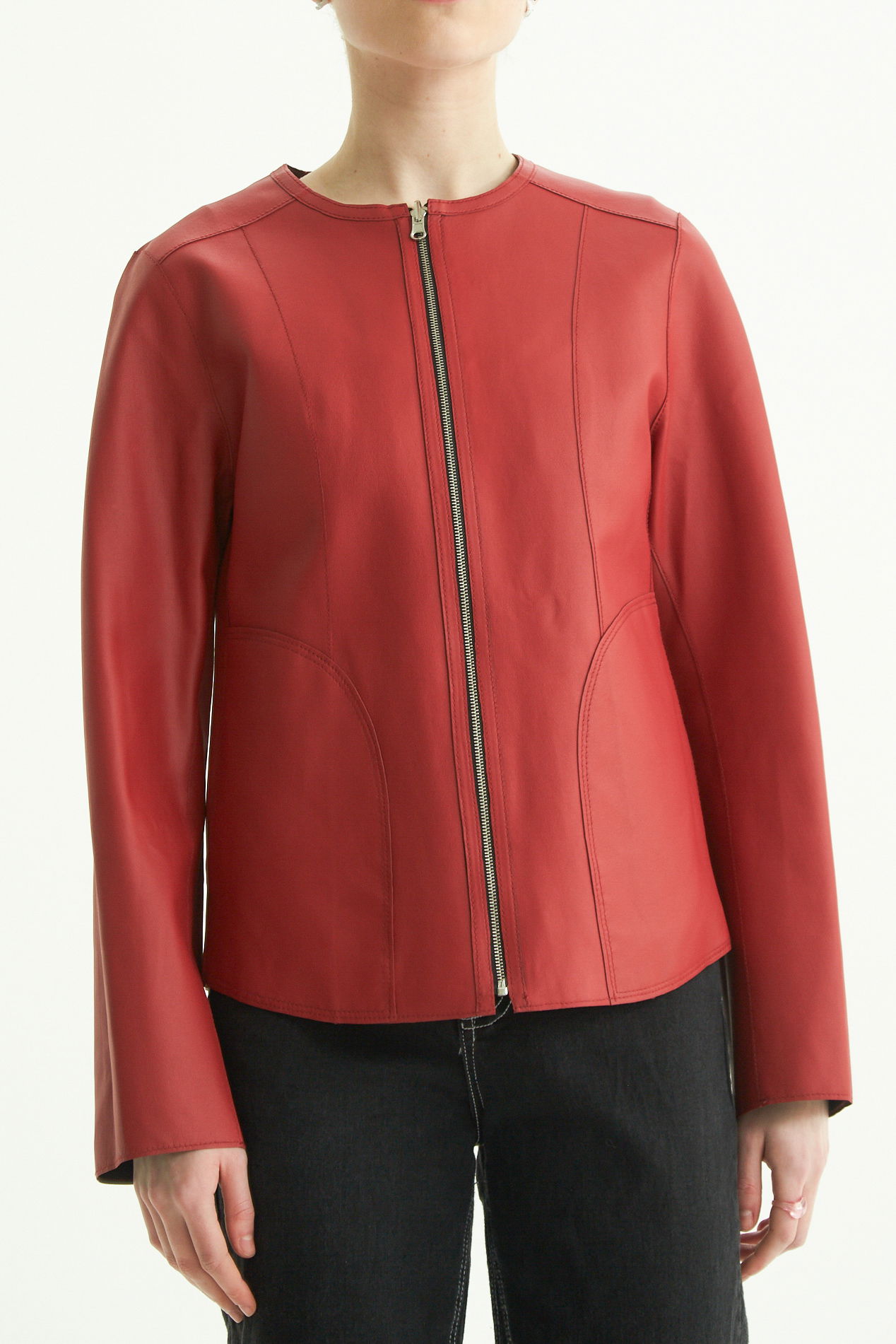 CAMPERA DE CUERO GAL REVERSIBLE