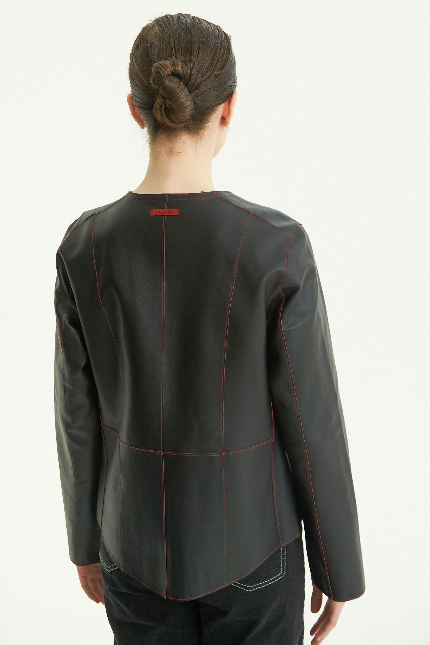 CAMPERA DE CUERO GAL REVERSIBLE