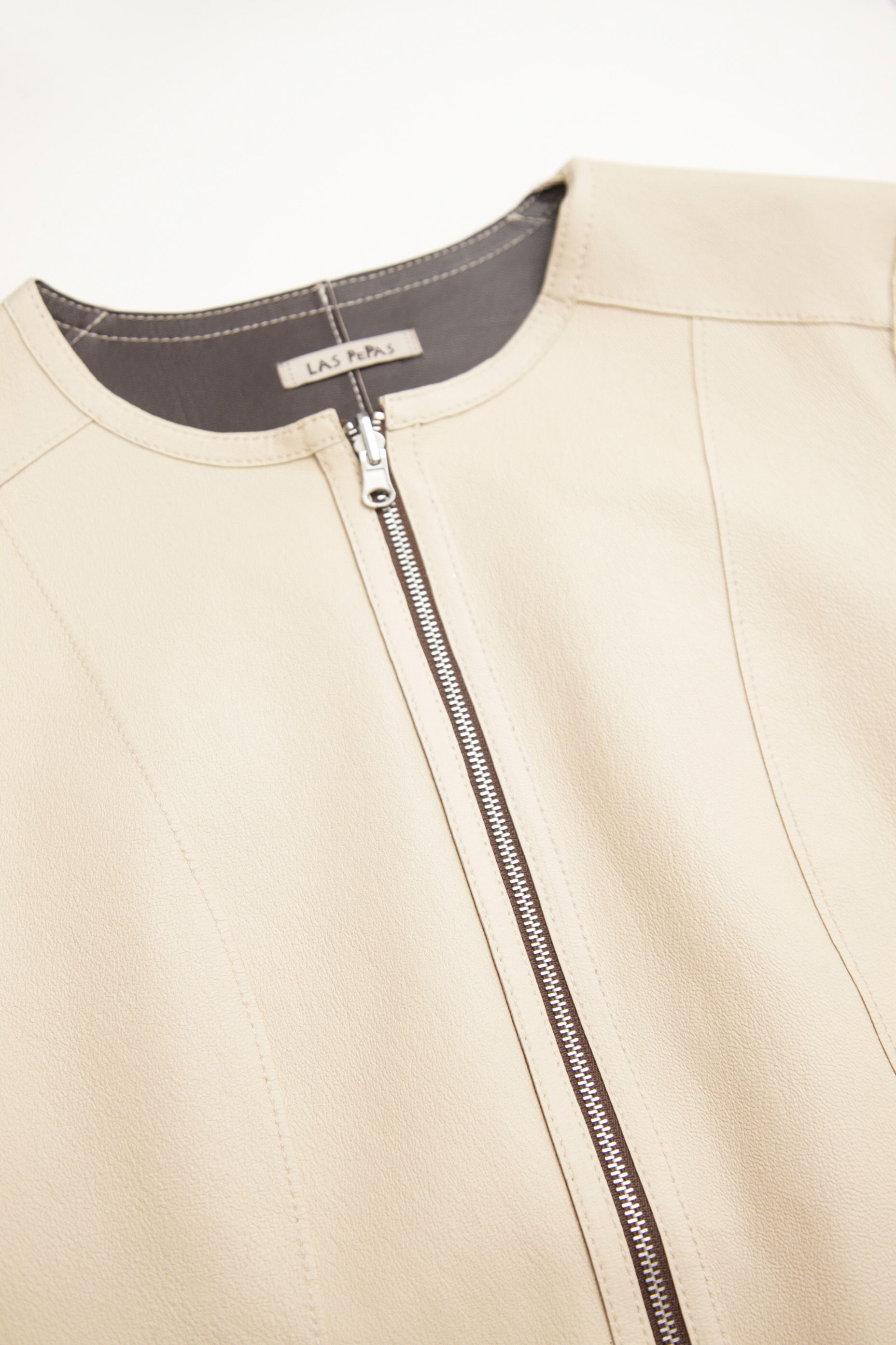 CAMPERA DE CUERO GAL REVERSIBLE
