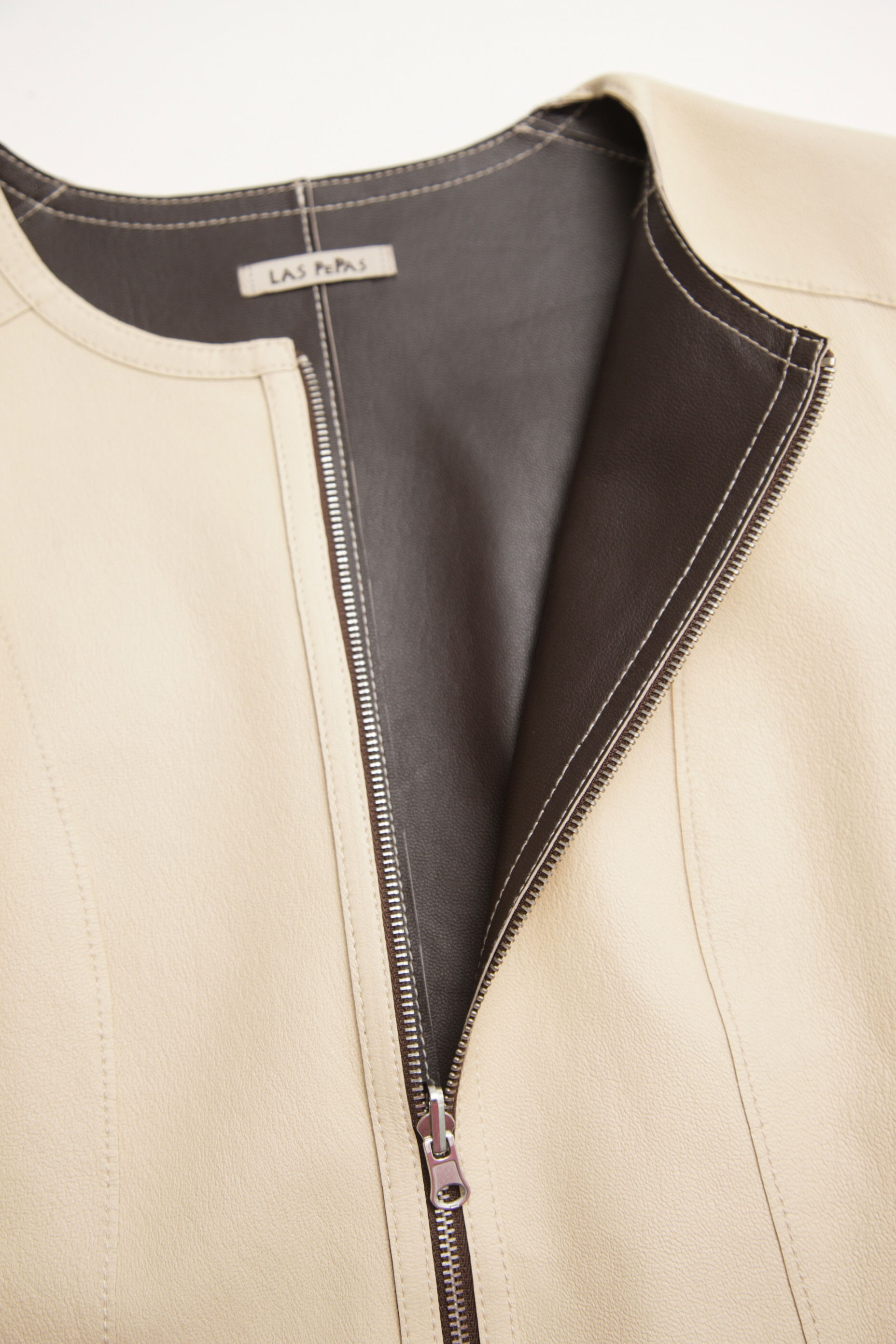 CAMPERA DE CUERO GAL REVERSIBLE