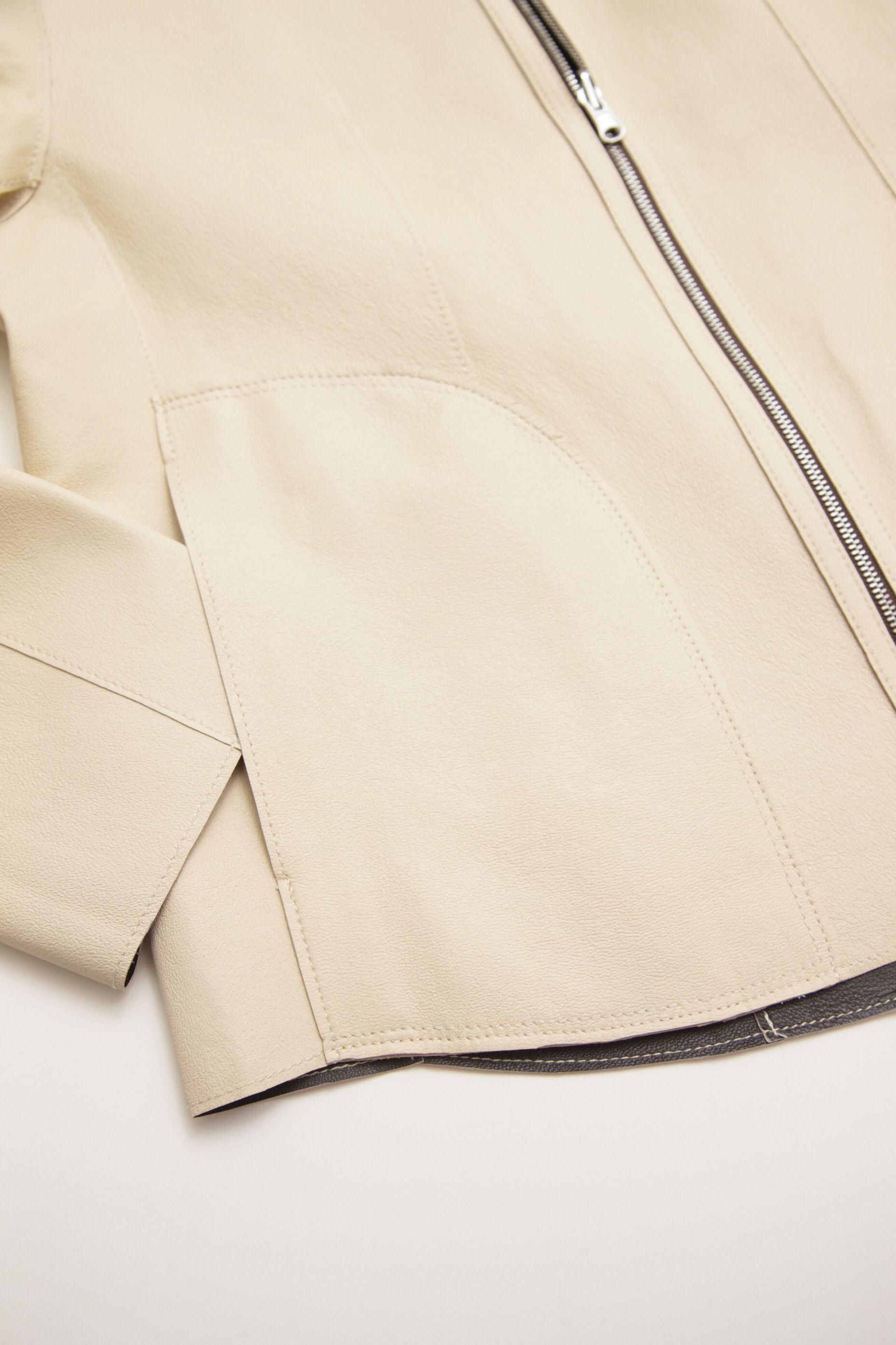 CAMPERA DE CUERO GAL REVERSIBLE