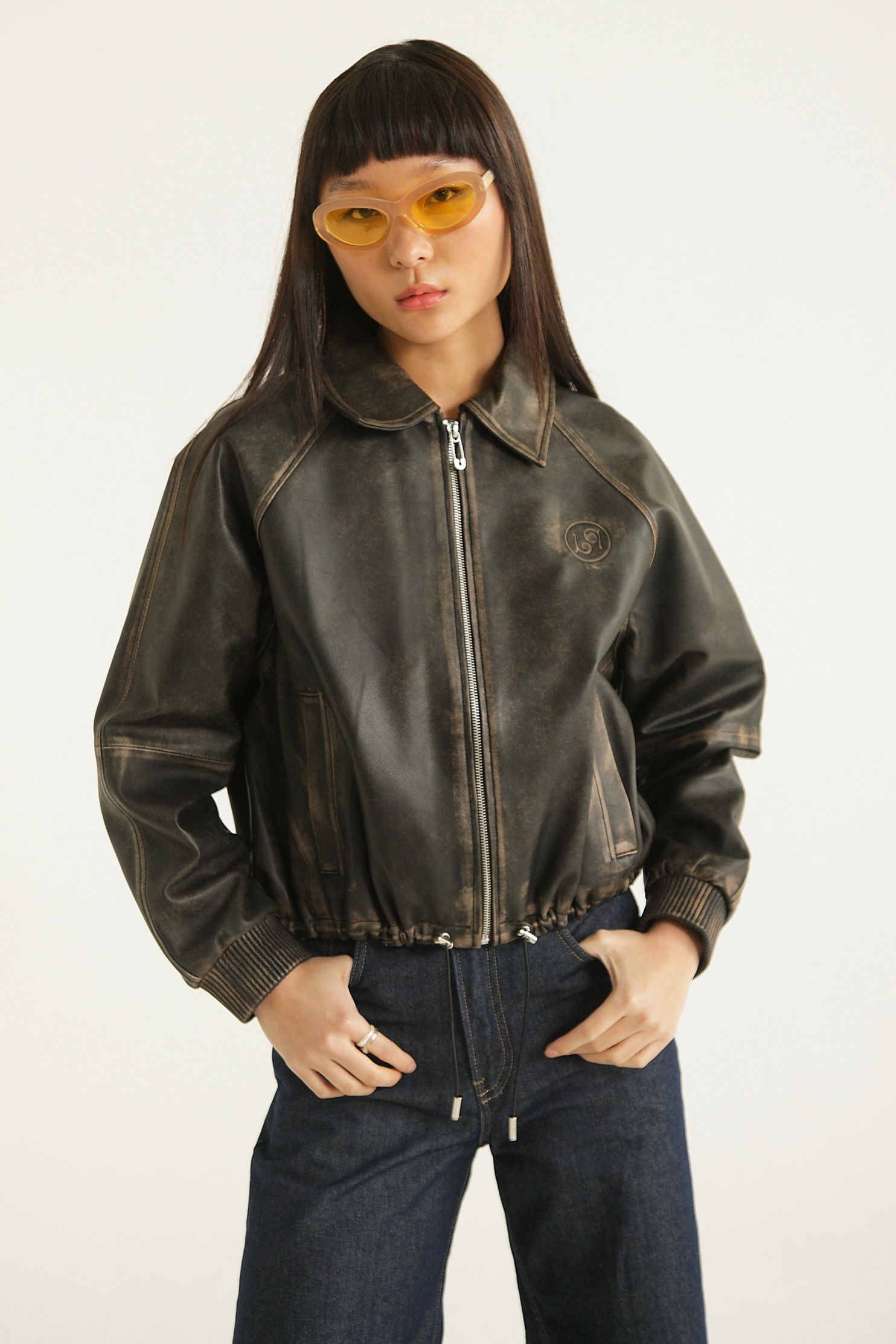 CAMPERA DE CUERO HEDY // OVINO
