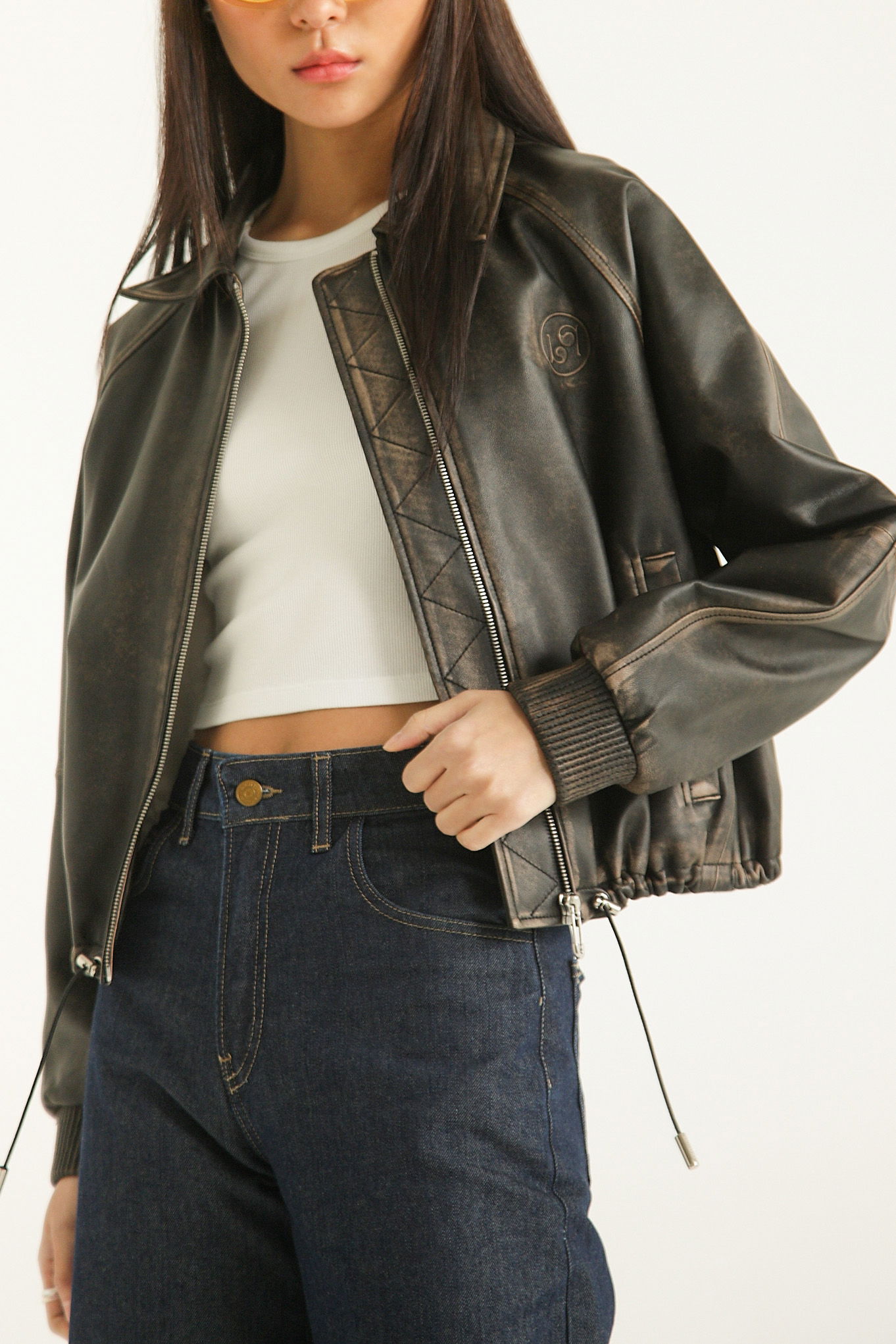 CAMPERA DE CUERO HEDY // OVINO