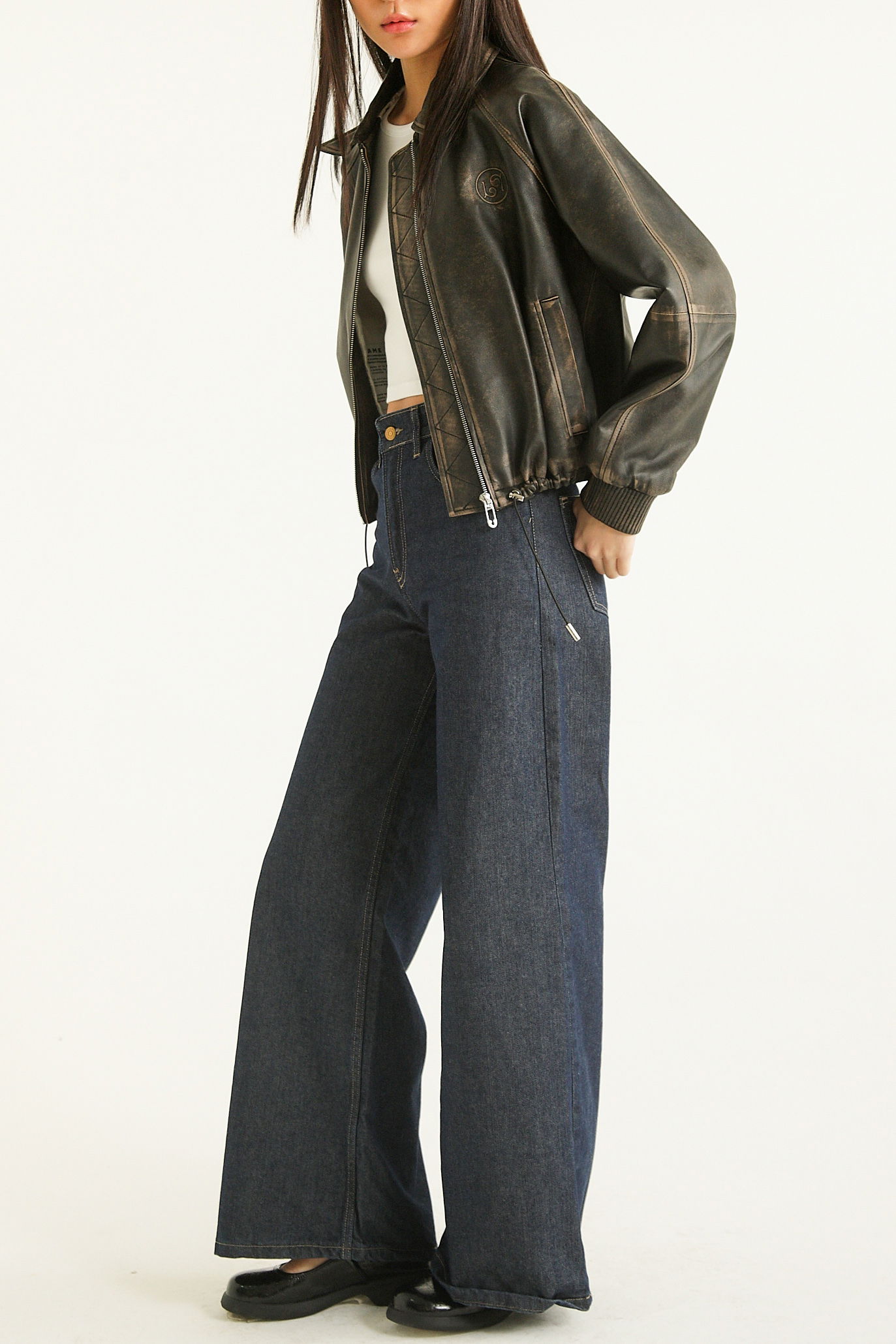 CAMPERA DE CUERO HEDY // OVINO
