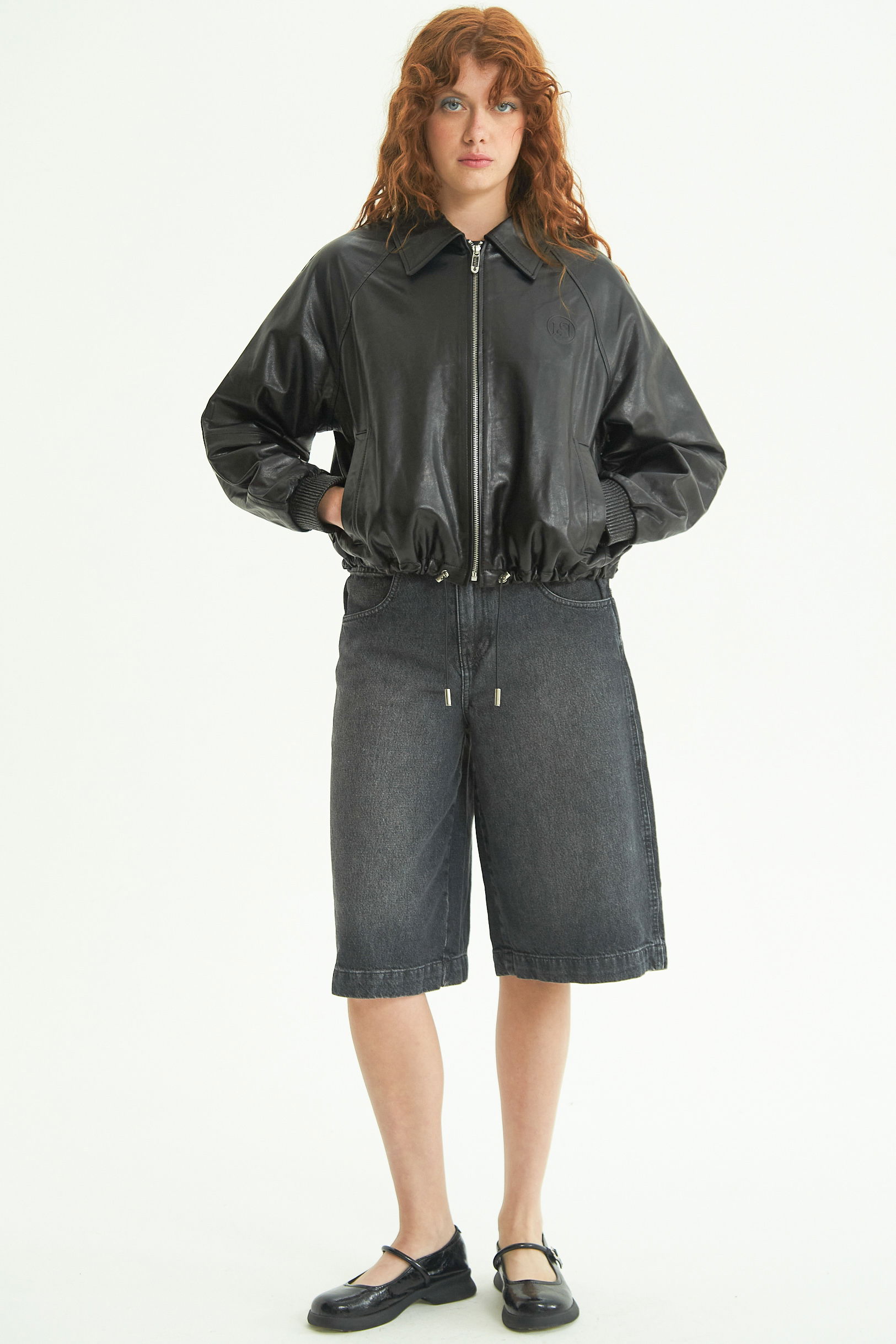 CAMPERA DE CUERO HEDY // OVINO