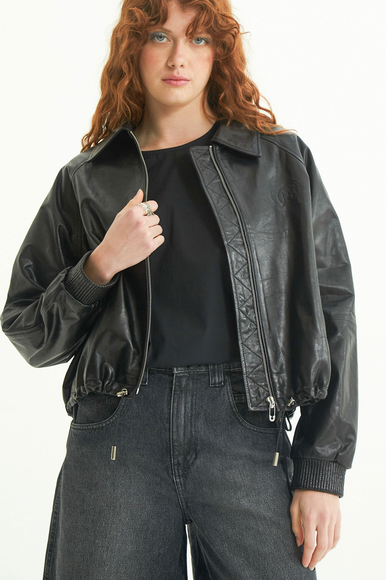 CAMPERA DE CUERO HEDY // OVINO