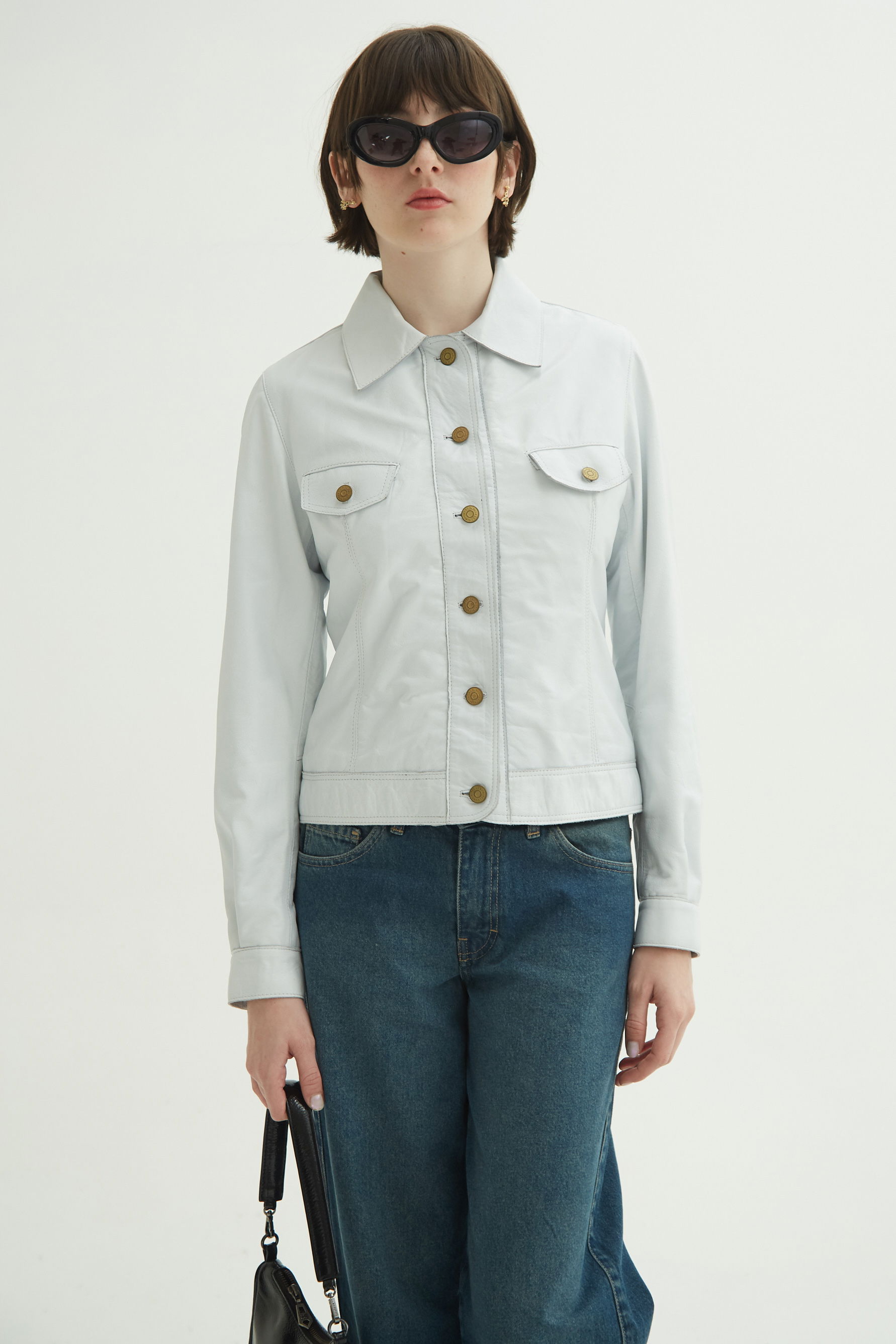 CAMPERA DE CUERO SARA//OVINO ITALIANO