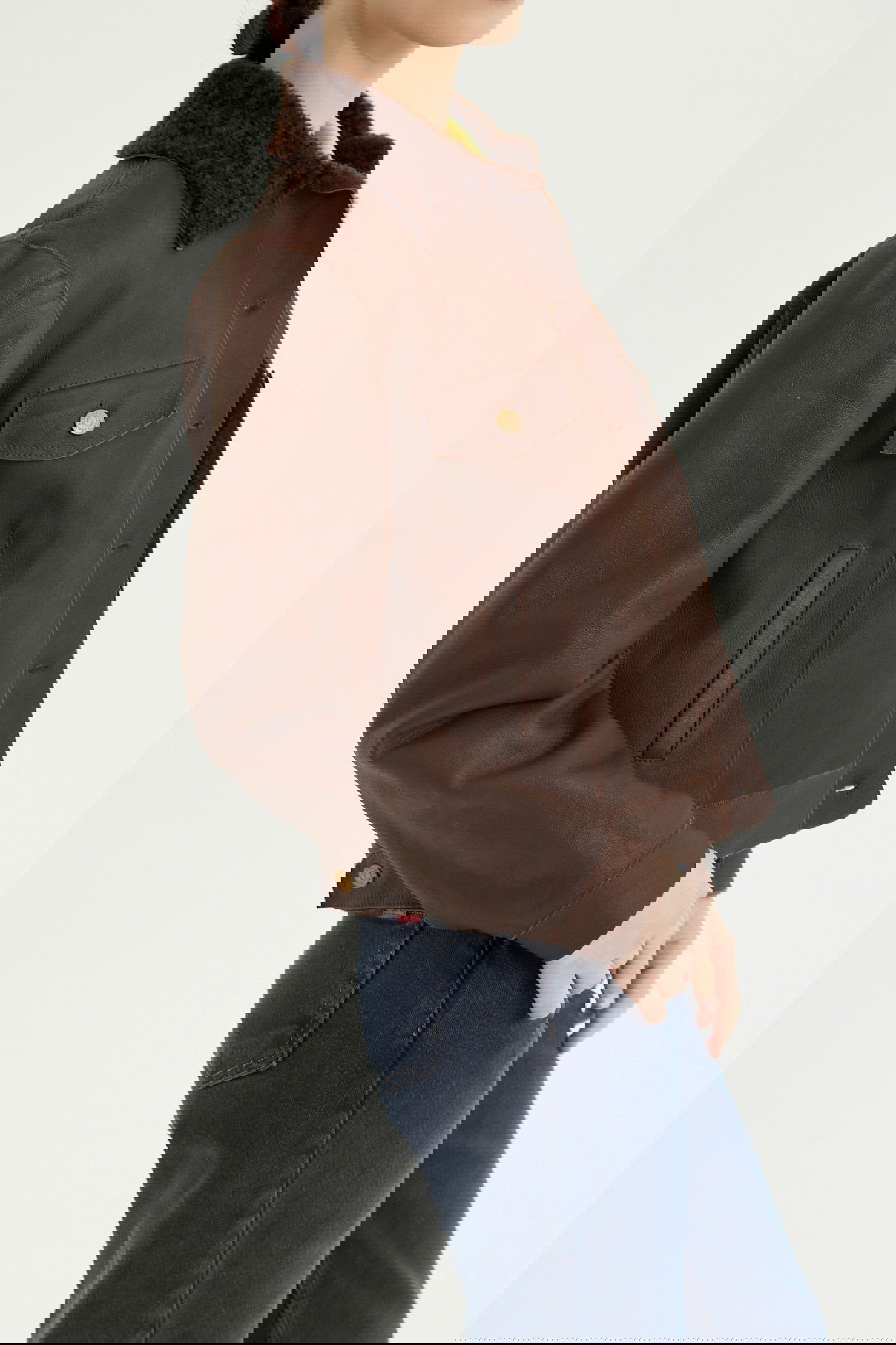 CAMPERA DE CUERO SARA NAPALAN 