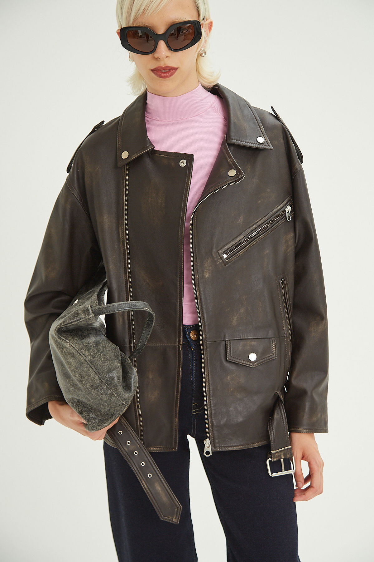 CAMPERA DE CUERO STEWART